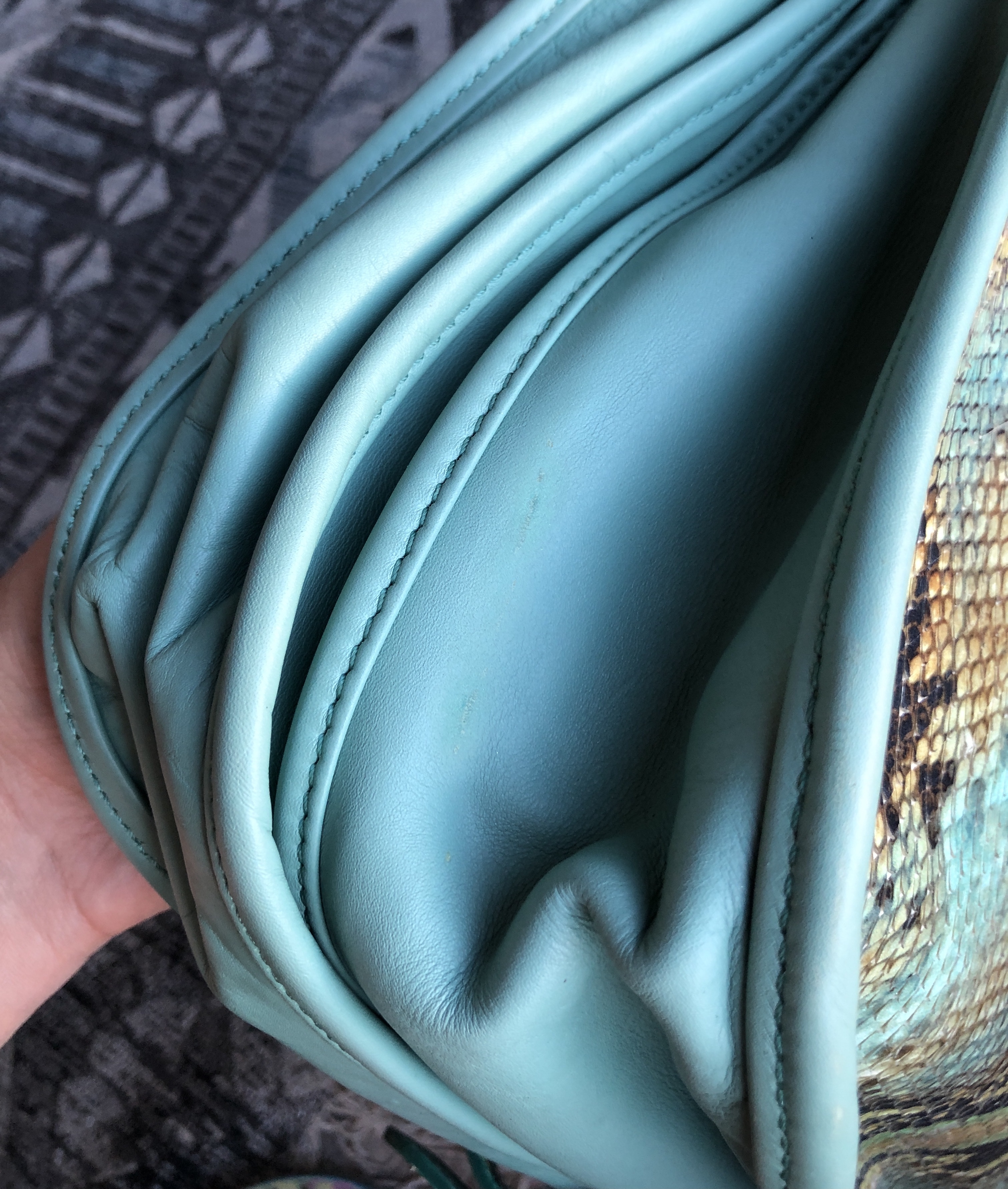 EMPORIO ARMANI Python Bag - torebka - obrazek 10