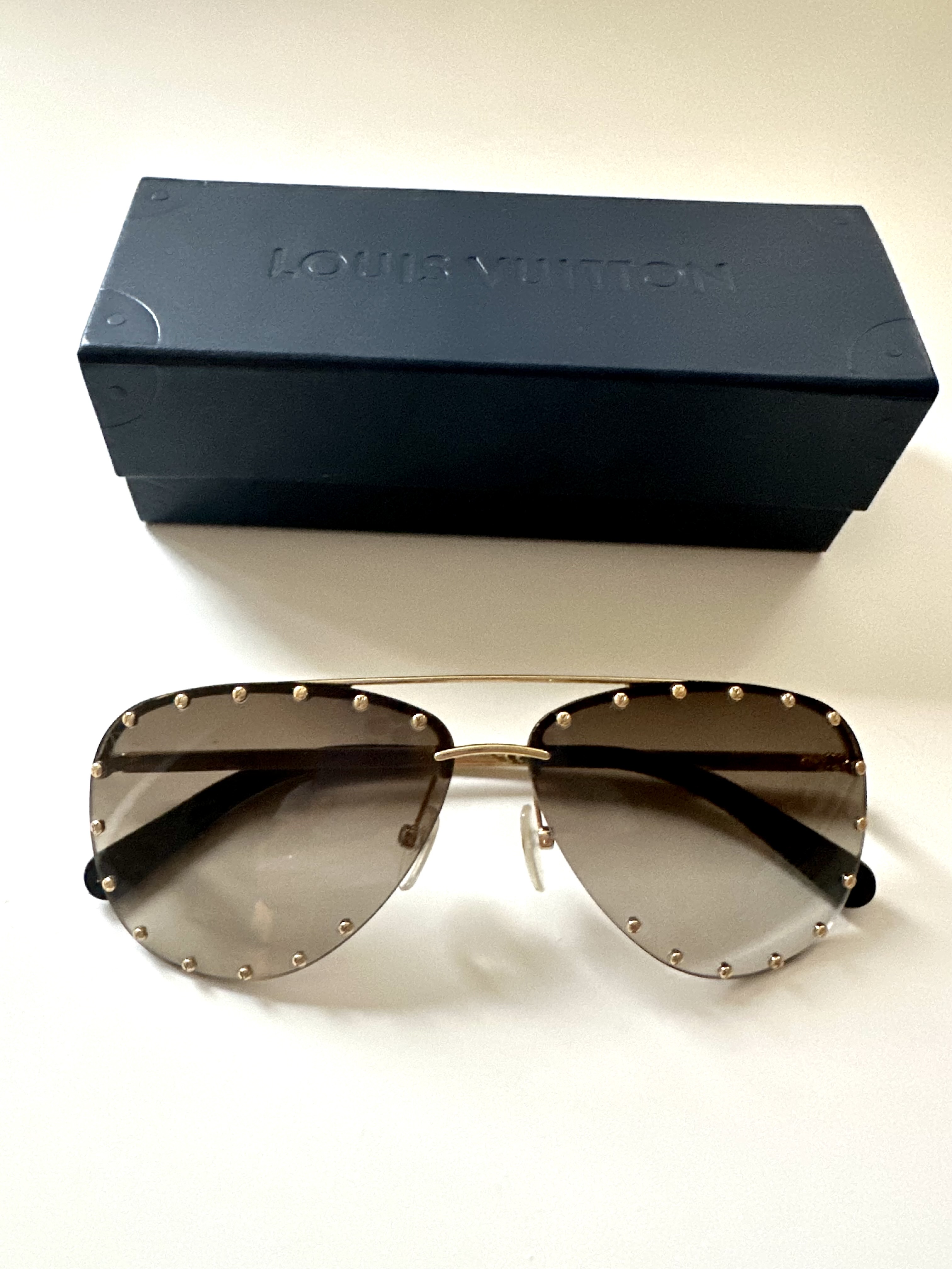 Louis Vuitton aviator okulary przeciwsłoneczne - obrazek 2