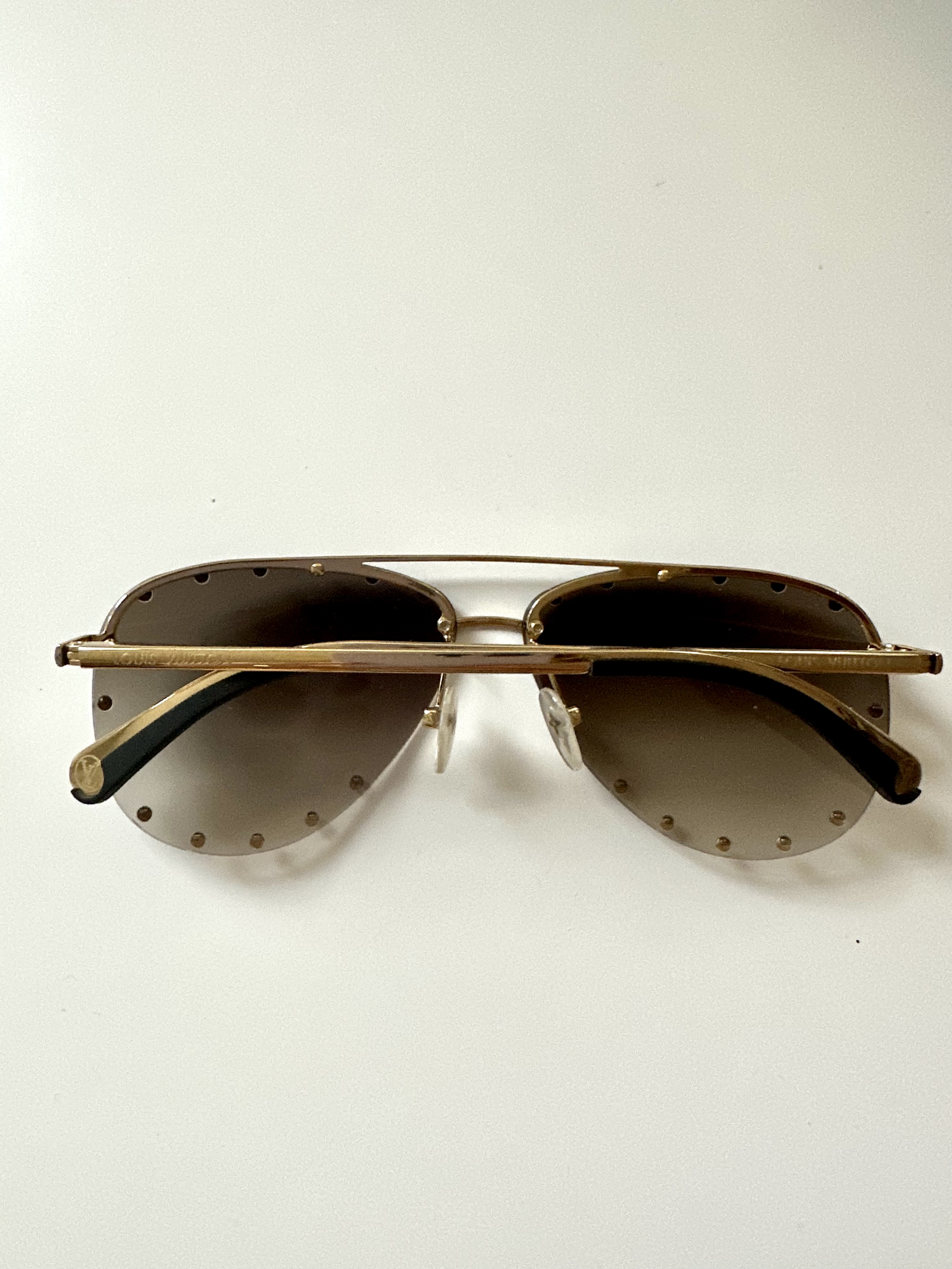 Louis Vuitton aviator okulary przeciwsłoneczne - obrazek 4