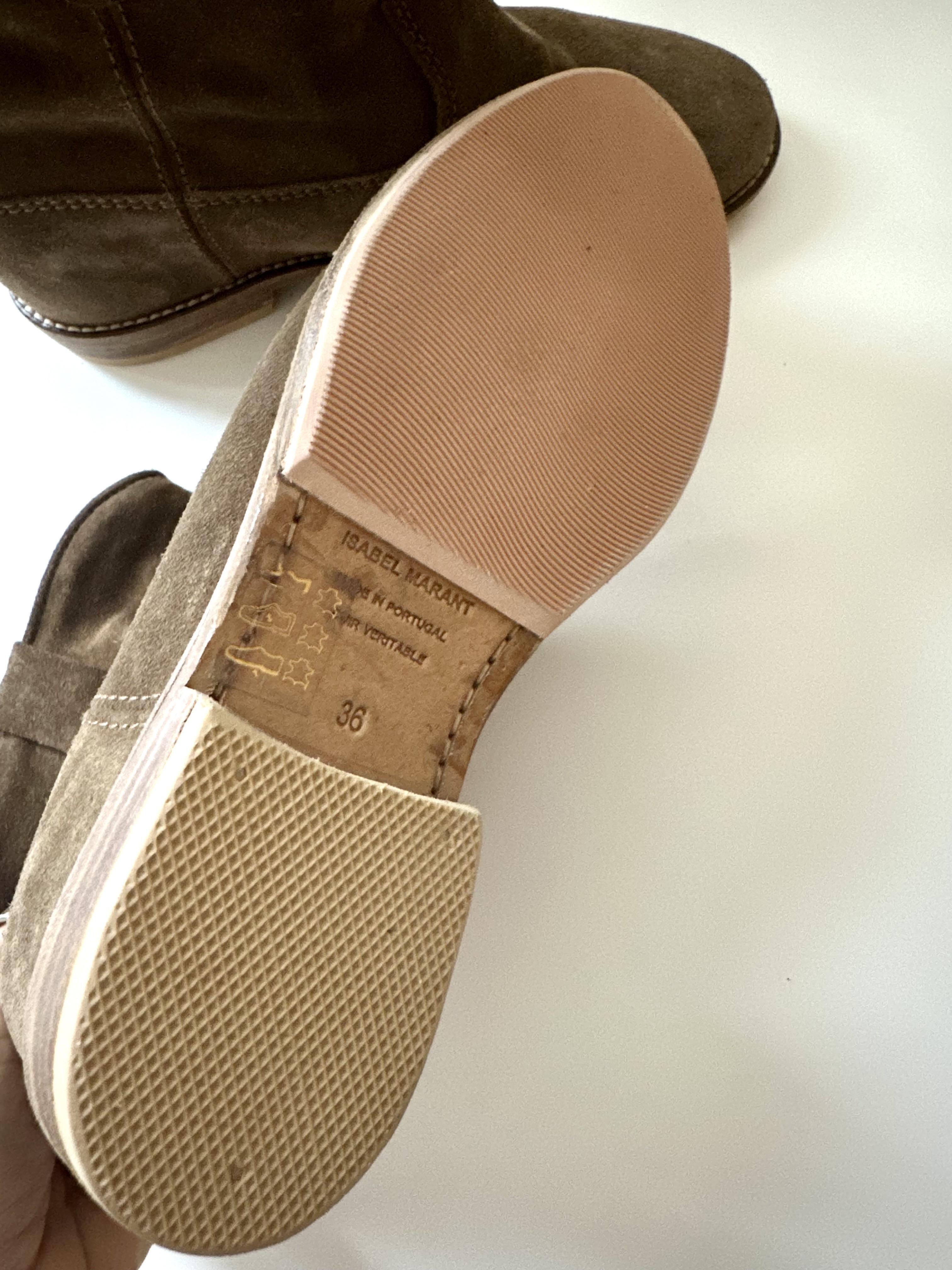 Isabel Marant botki zamszowe 36 - obrazek 5