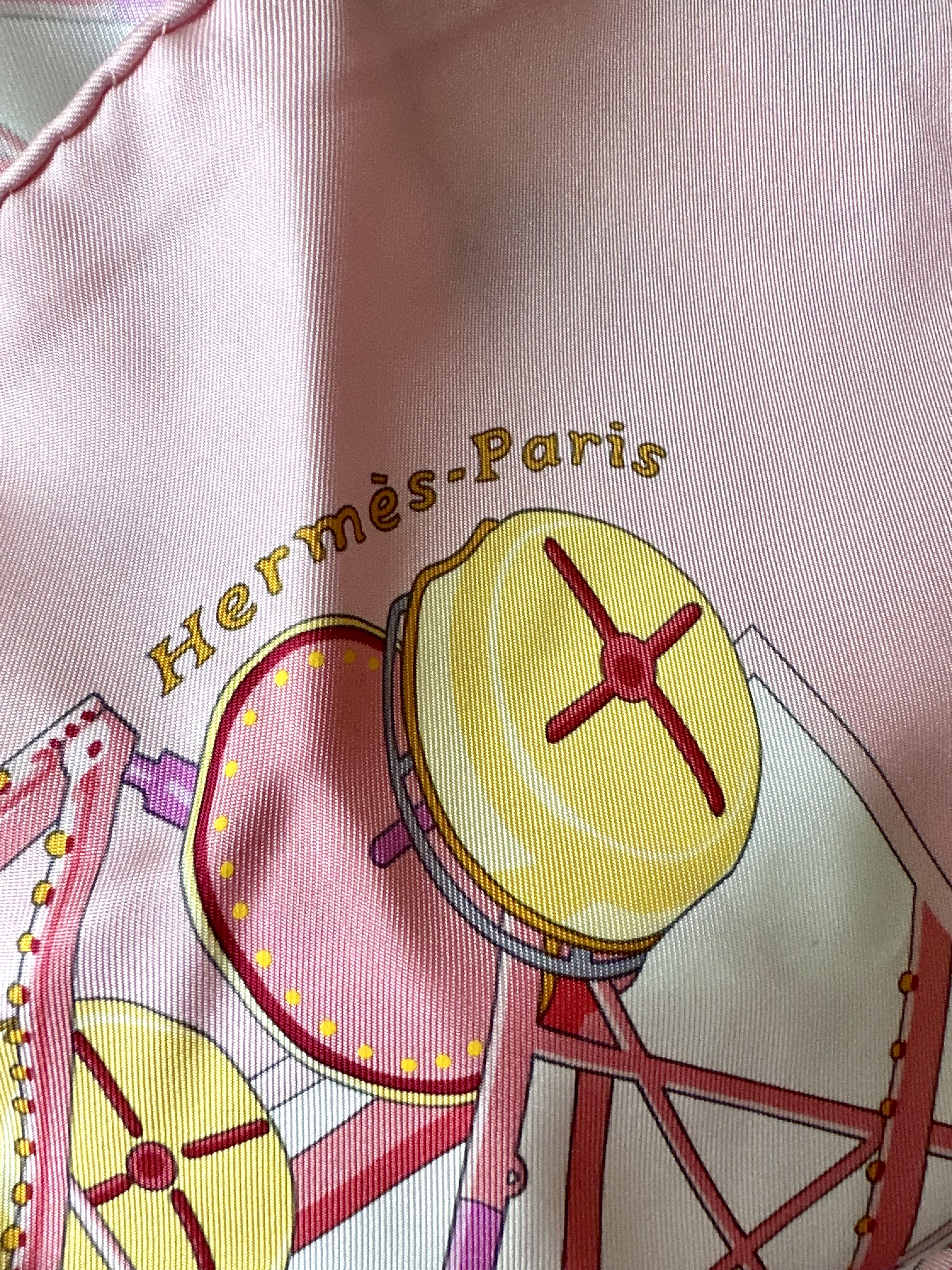 Hermes apaszka chusta z jedwabiu - obrazek 4