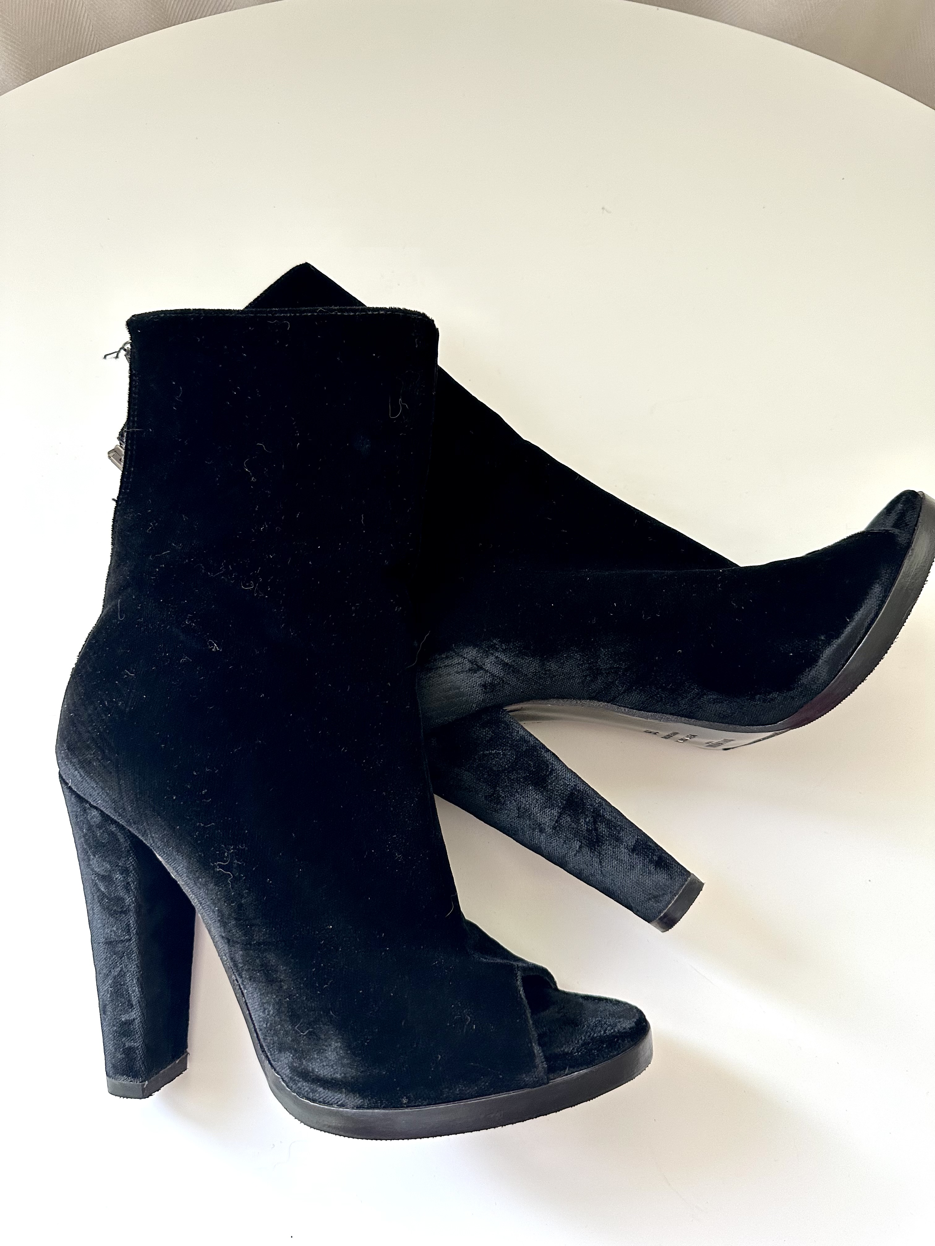 Saint Laurent aksamitne buty 36 - obrazek 4