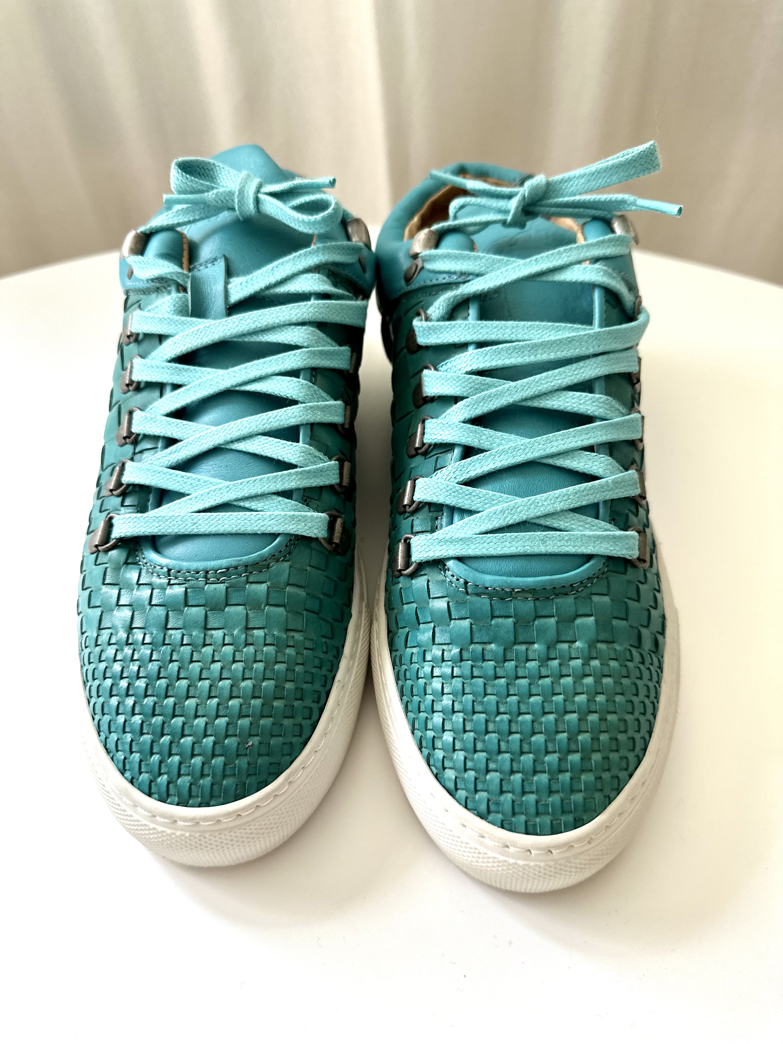 Filling Pieces turkusowe plecione buty 40 - obrazek 2