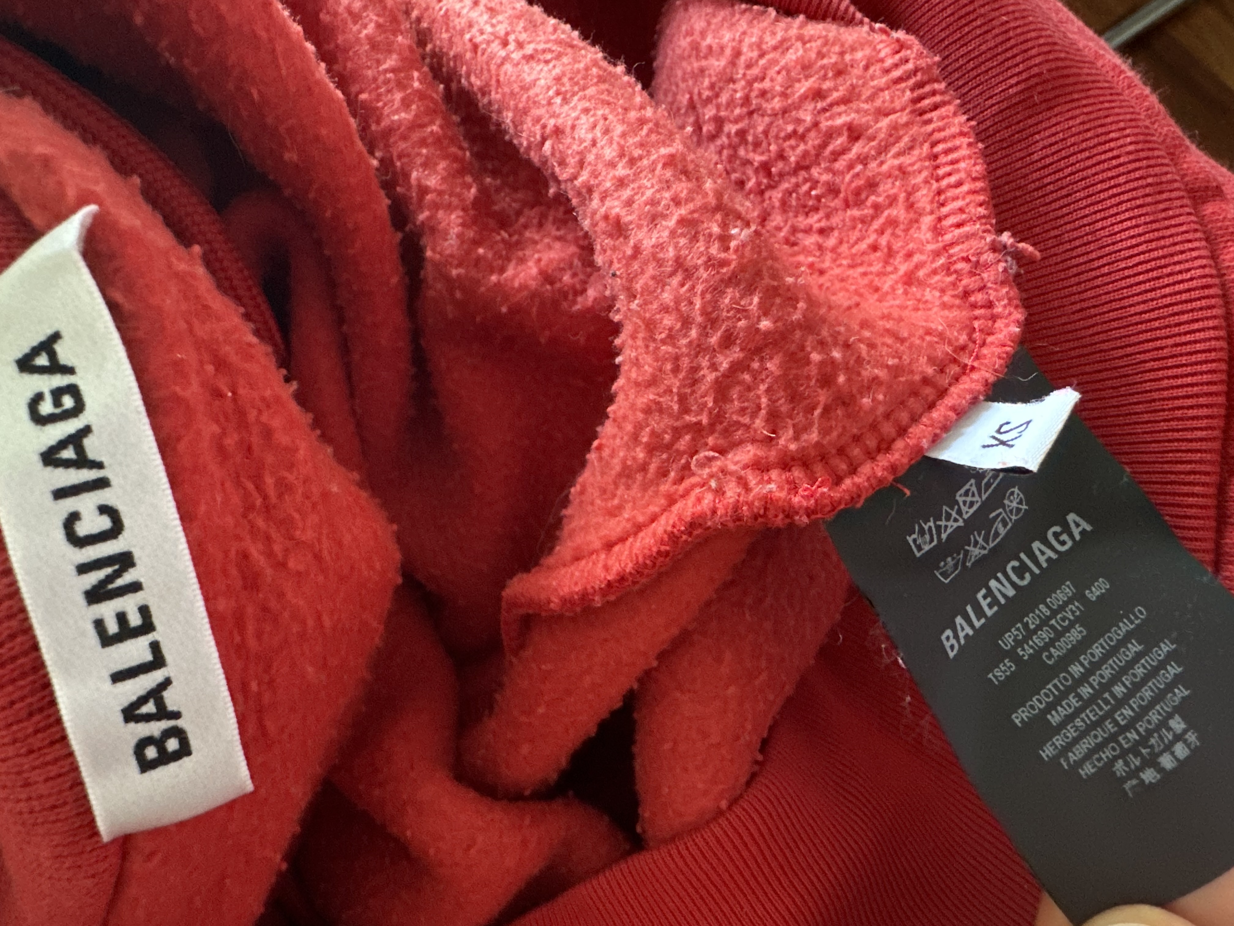 Balenciaga bluza z kapturem 38 - obrazek 3