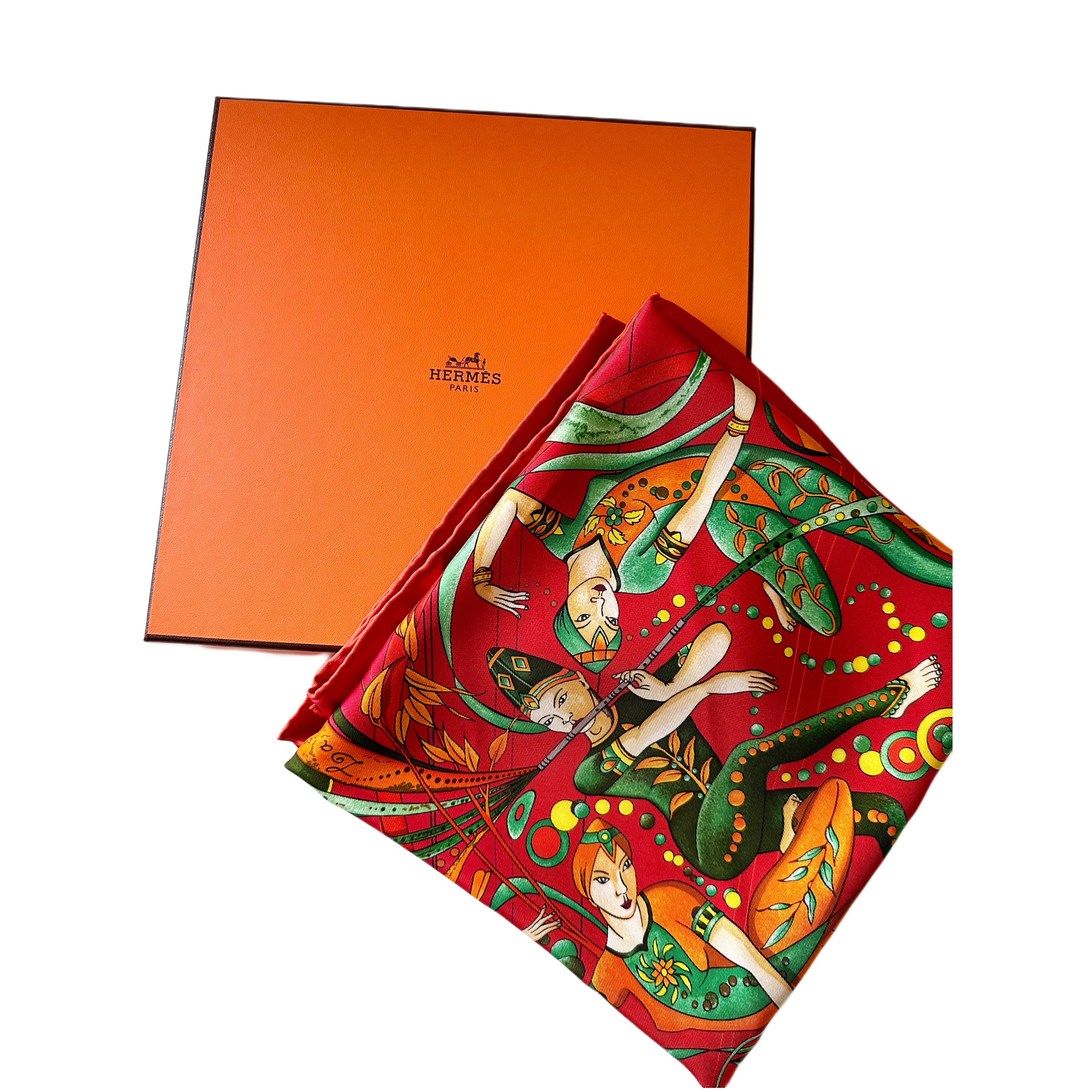 Hermes jedwabna apaszka chusta