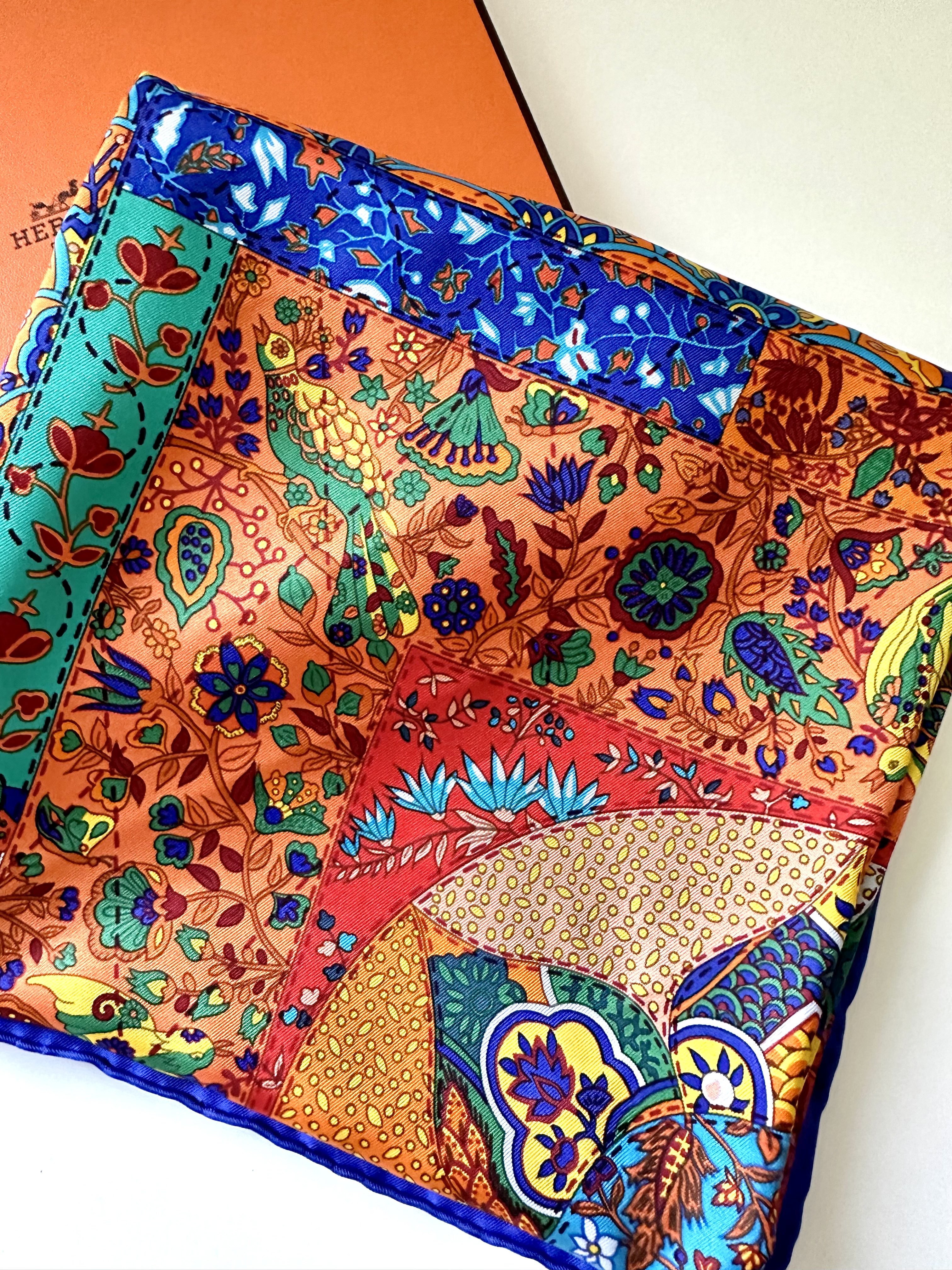 Hermes jedwabna apaszka chusta - obrazek 2