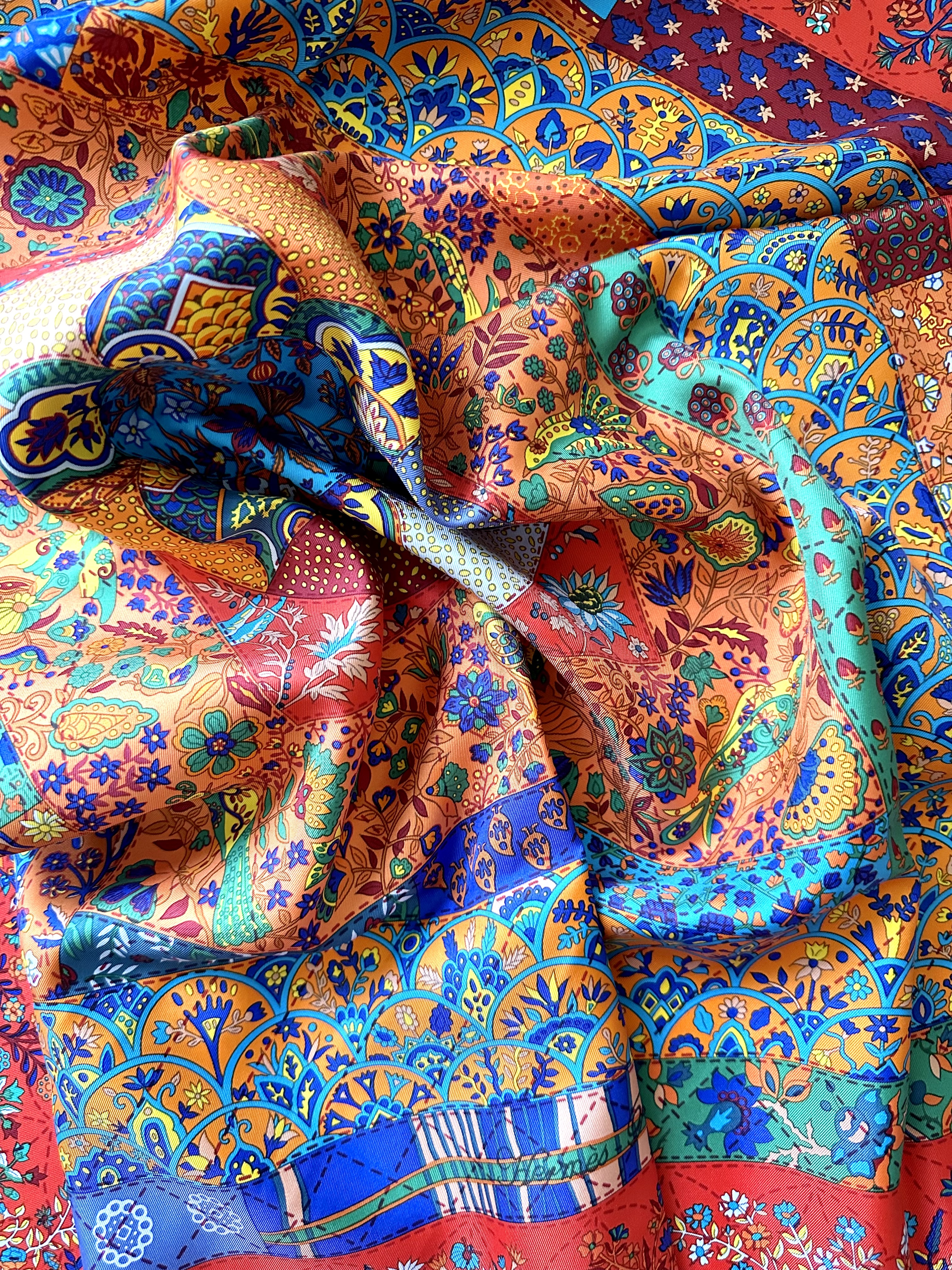 Hermes jedwabna apaszka chusta - obrazek 3