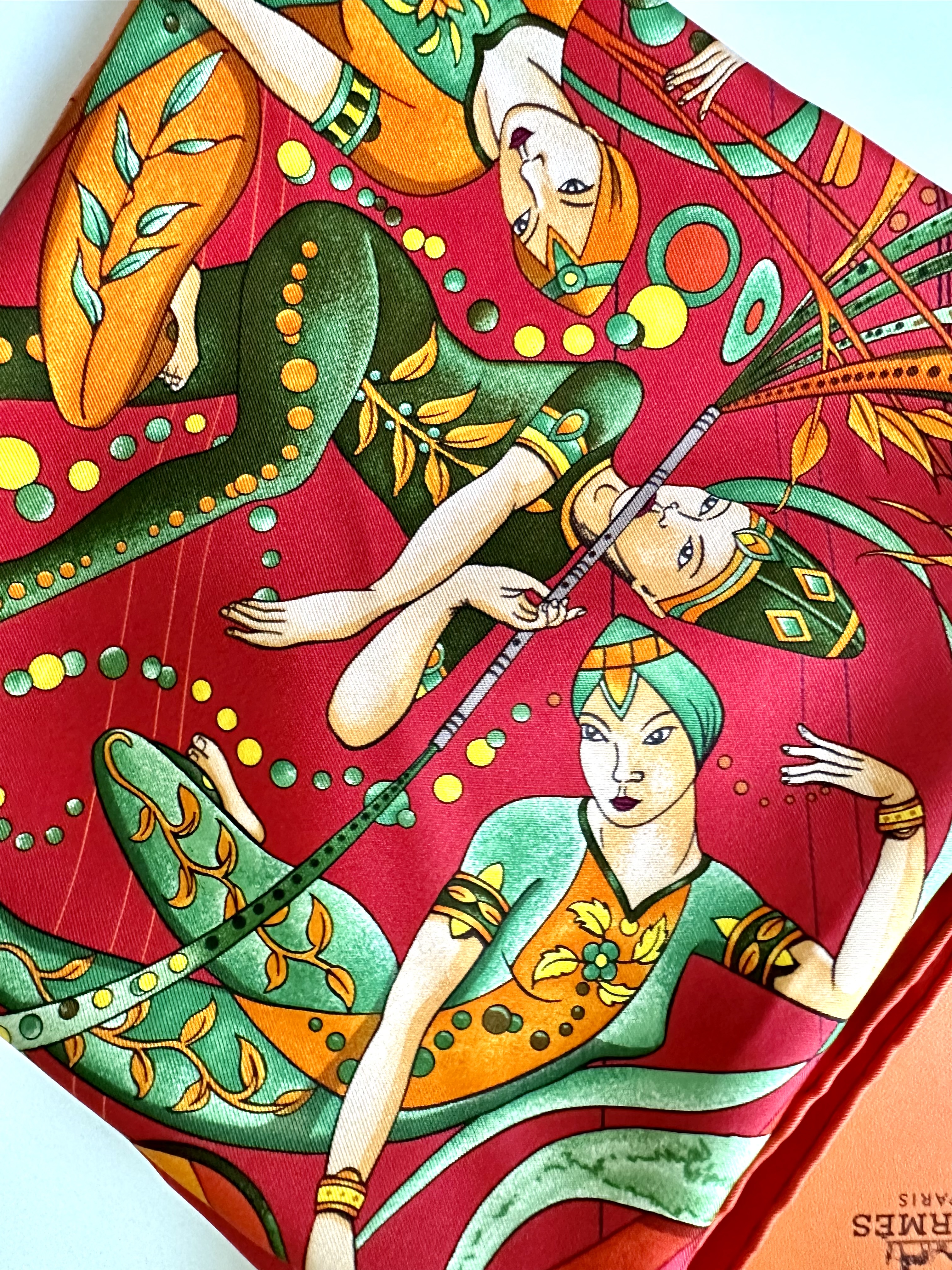 Hermes jedwabna apaszka chusta - obrazek 2