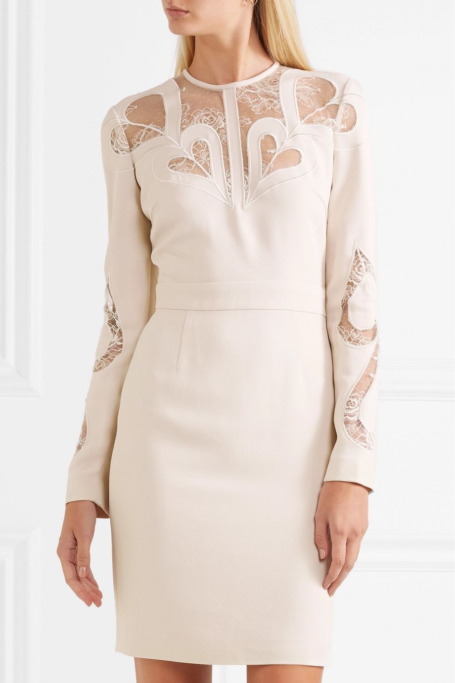 Elie Saab jedwabna kremowa sukienka 36 - obrazek 2