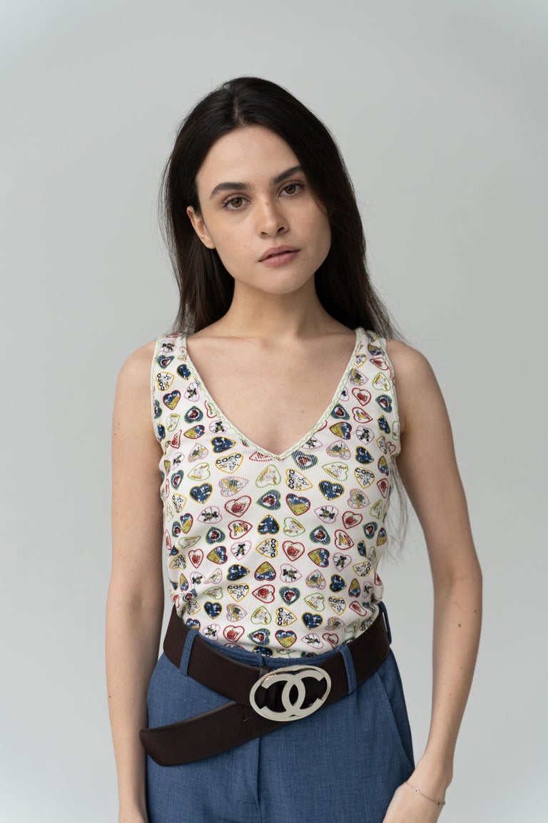 Chanel valentine heard koszulka limitowana edycja 38/40 - obrazek 7