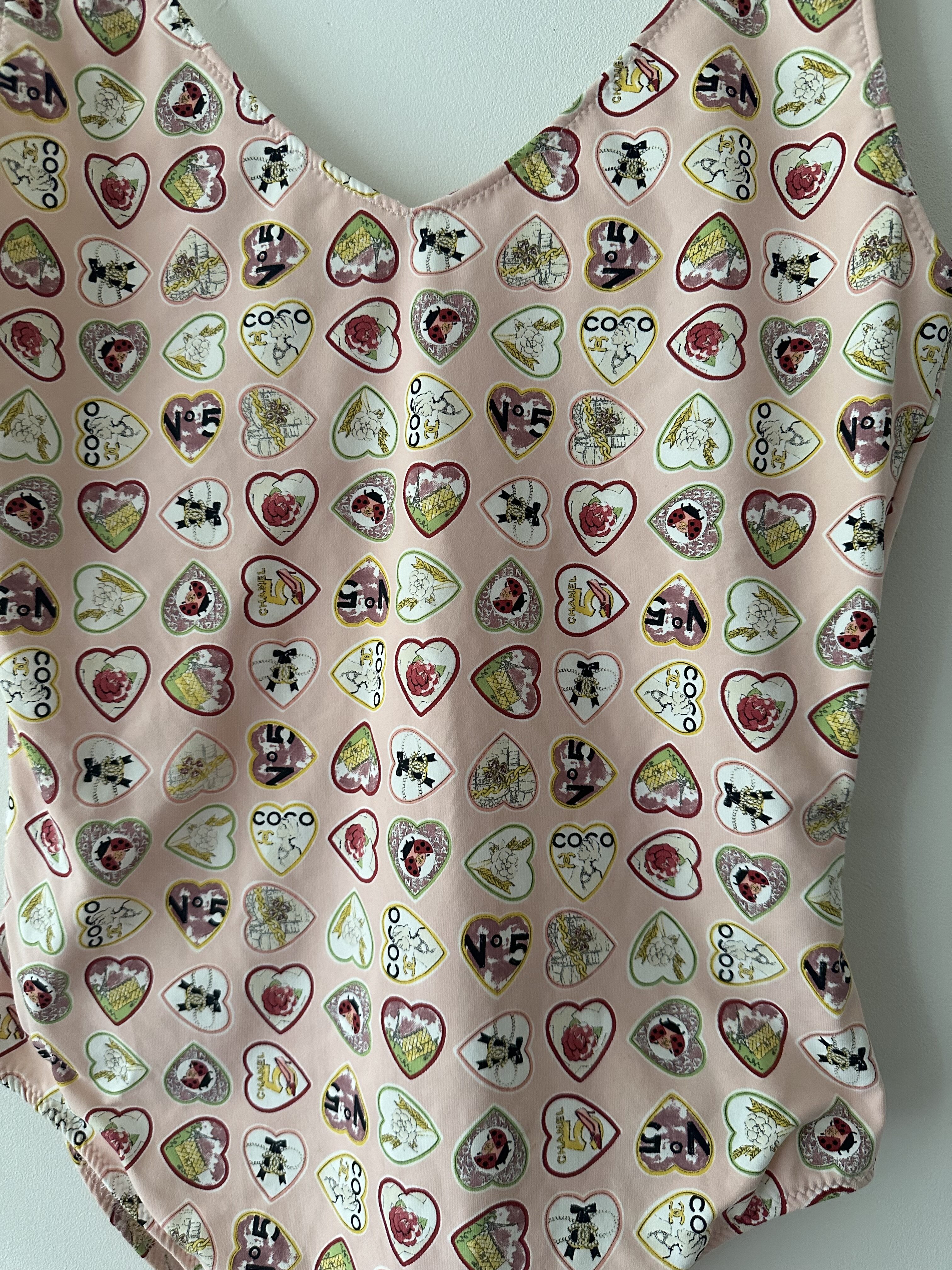 Chanel valentine heard kostium kąpielowy 38 - obrazek 2