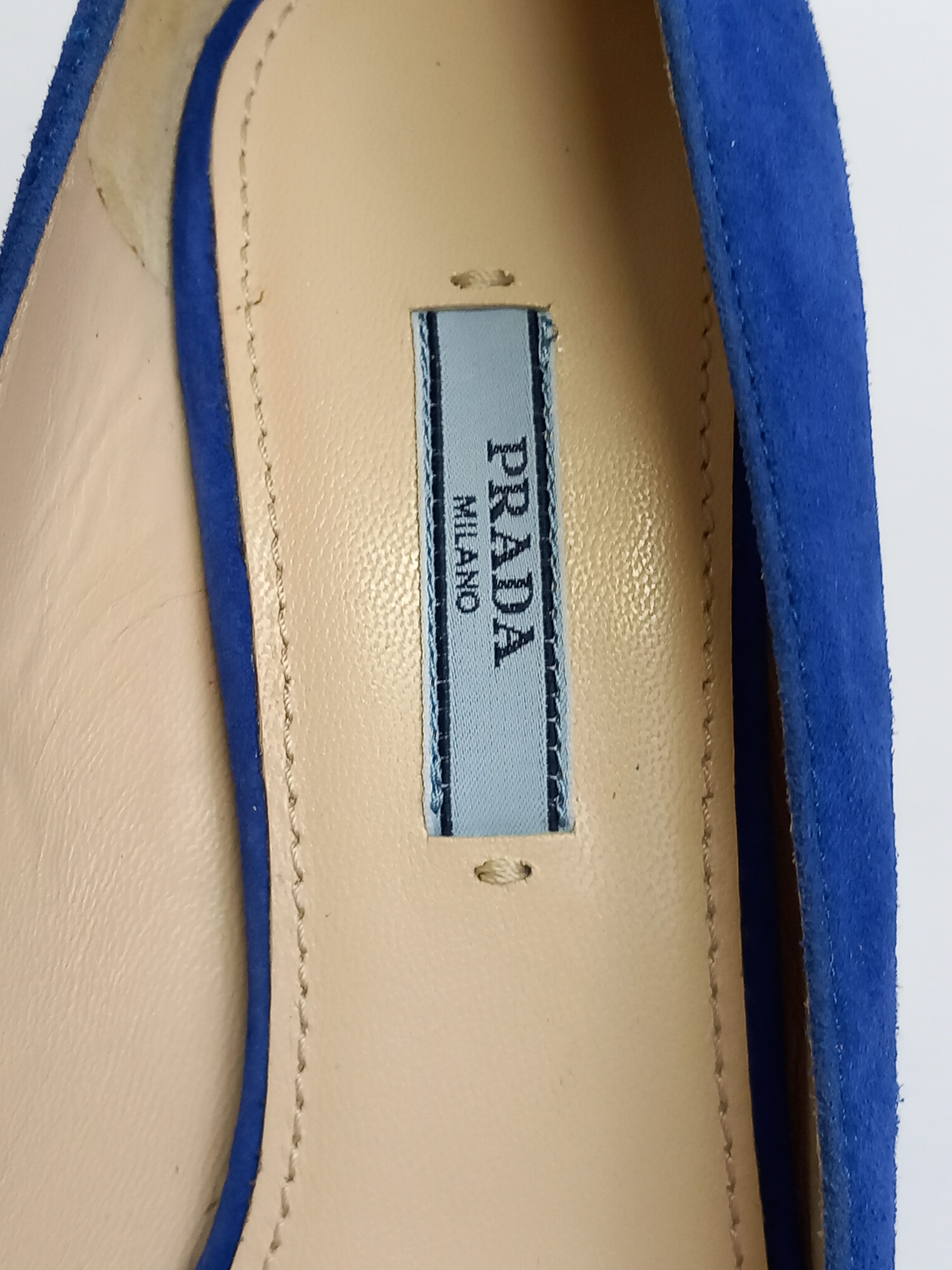 Prada chabrowe szpilki 37 - obrazek 3