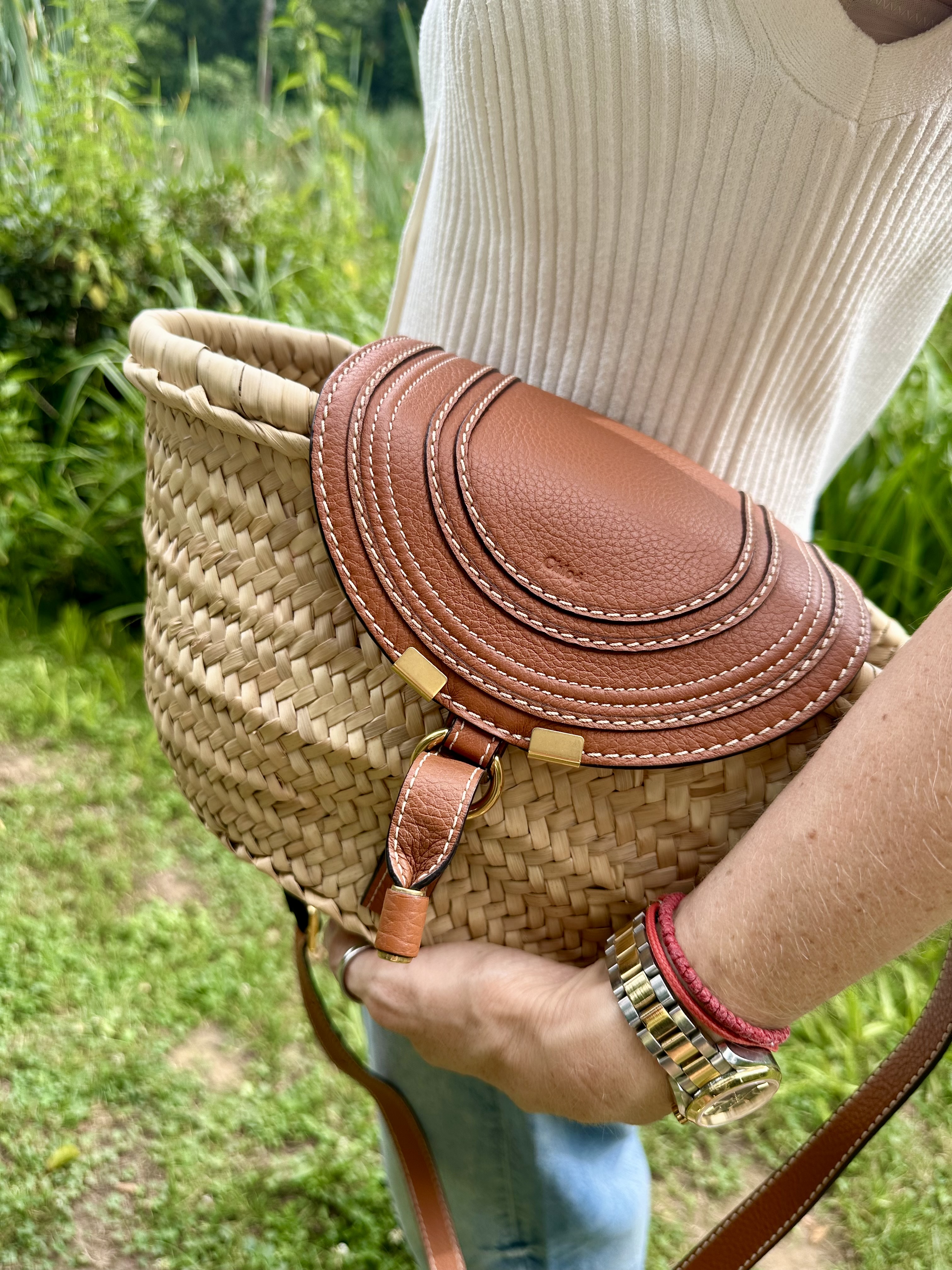 Chloe Marcie koszyk ratanowy - obrazek 7