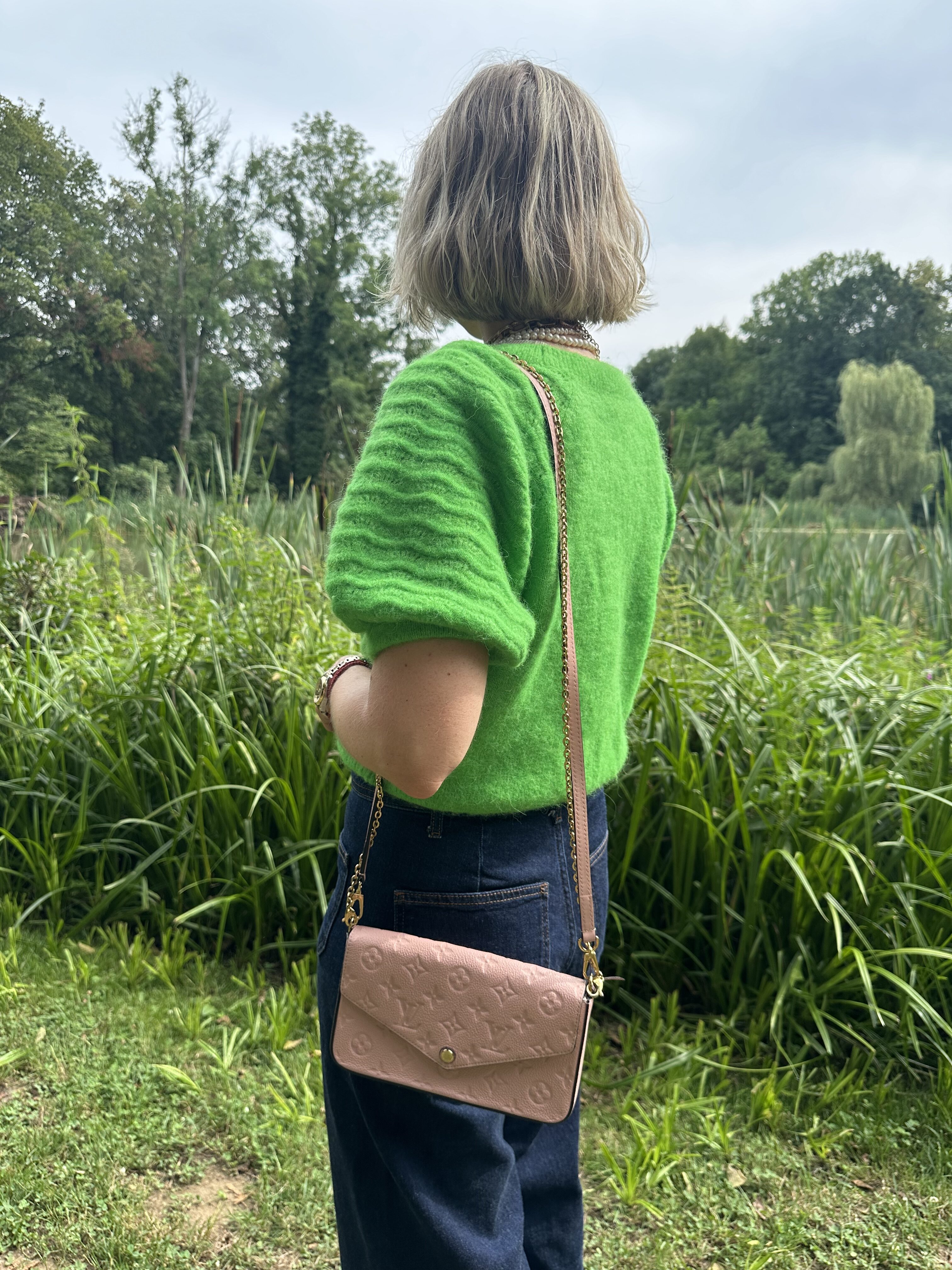 Louis Vuitton felicie empriente torebka brudny róż - obrazek 9