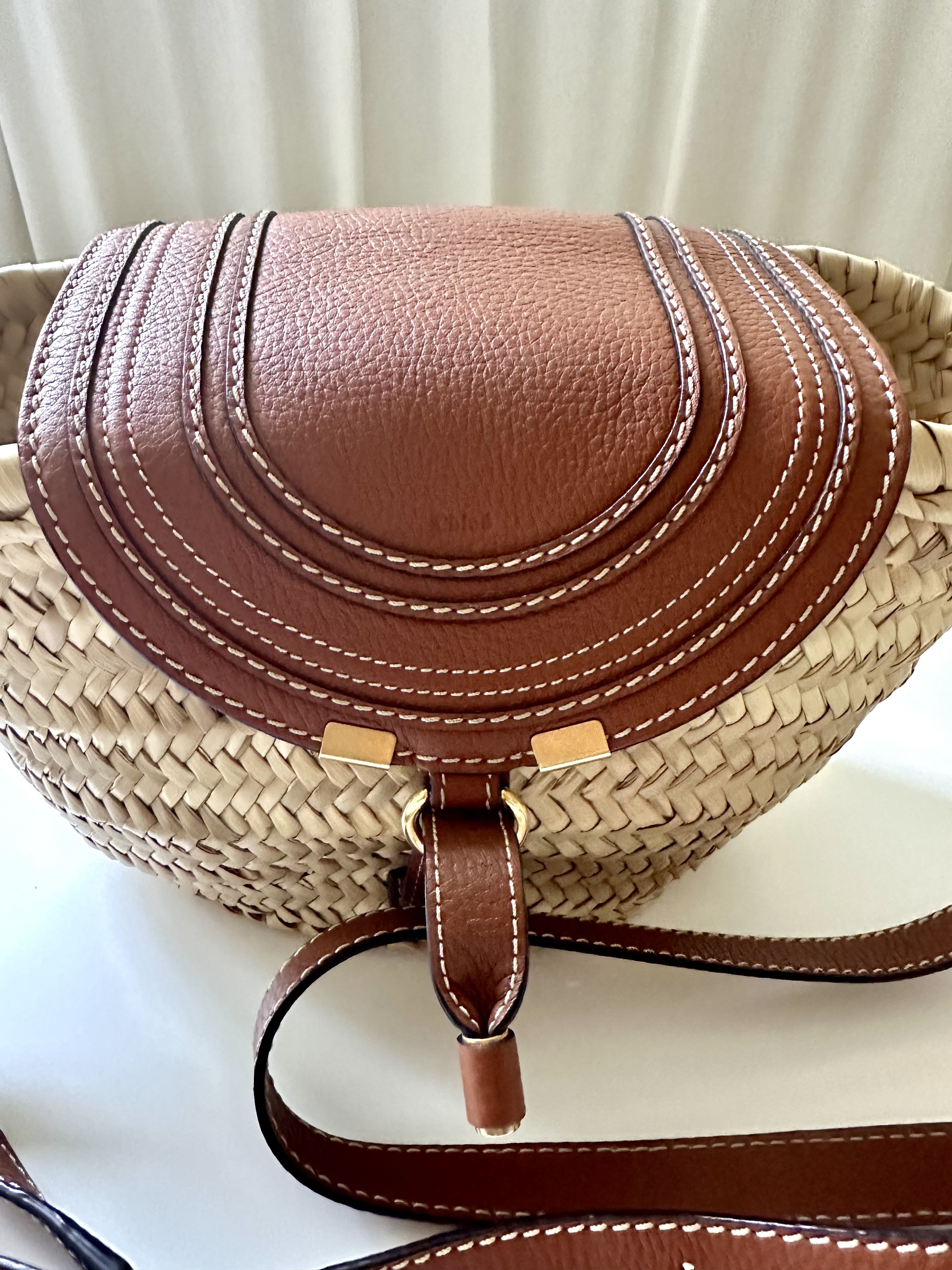 Chloe Marcie koszyk ratanowy - obrazek 3