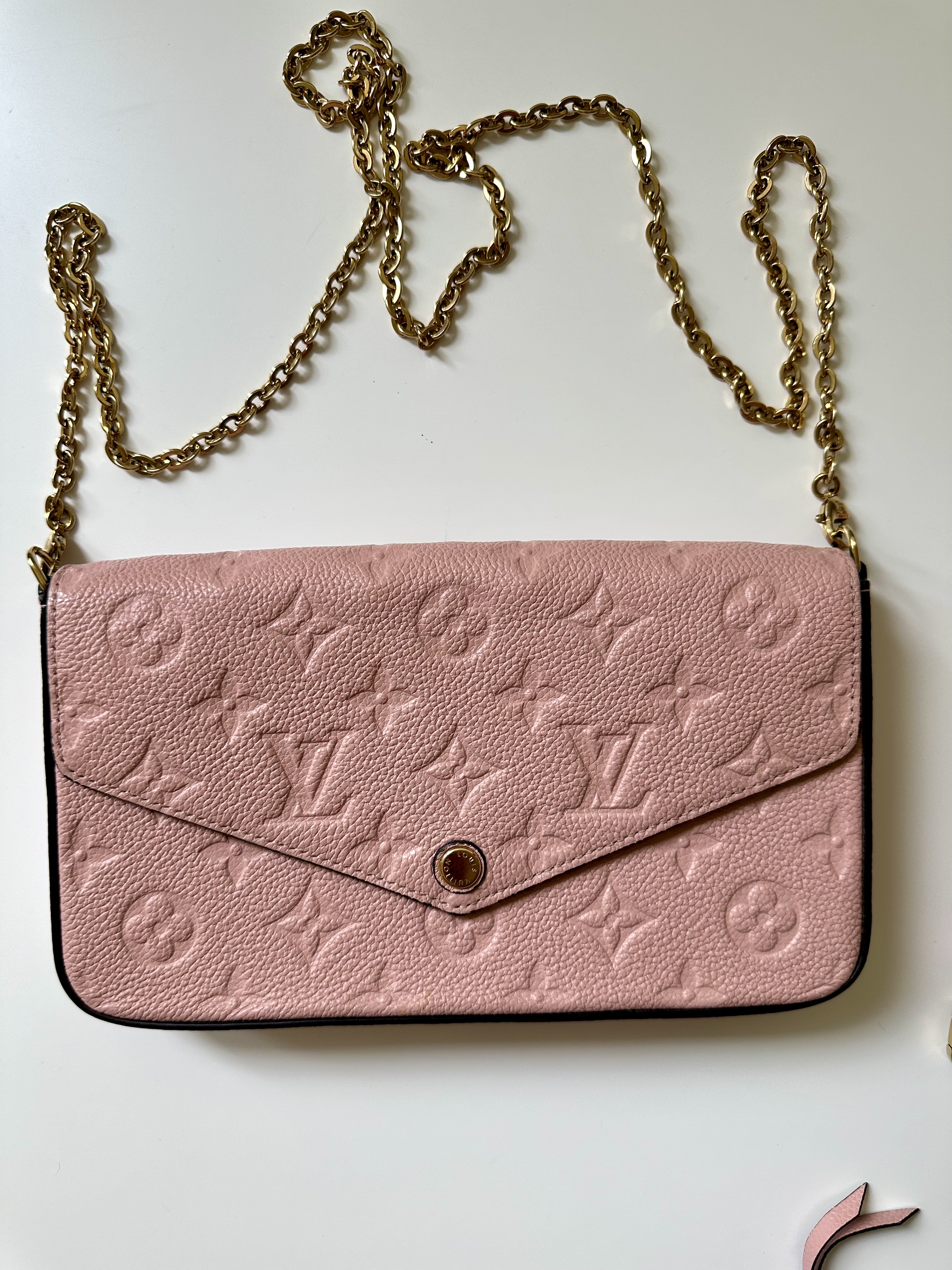 Louis Vuitton felicie empriente torebka brudny róż - obrazek 3