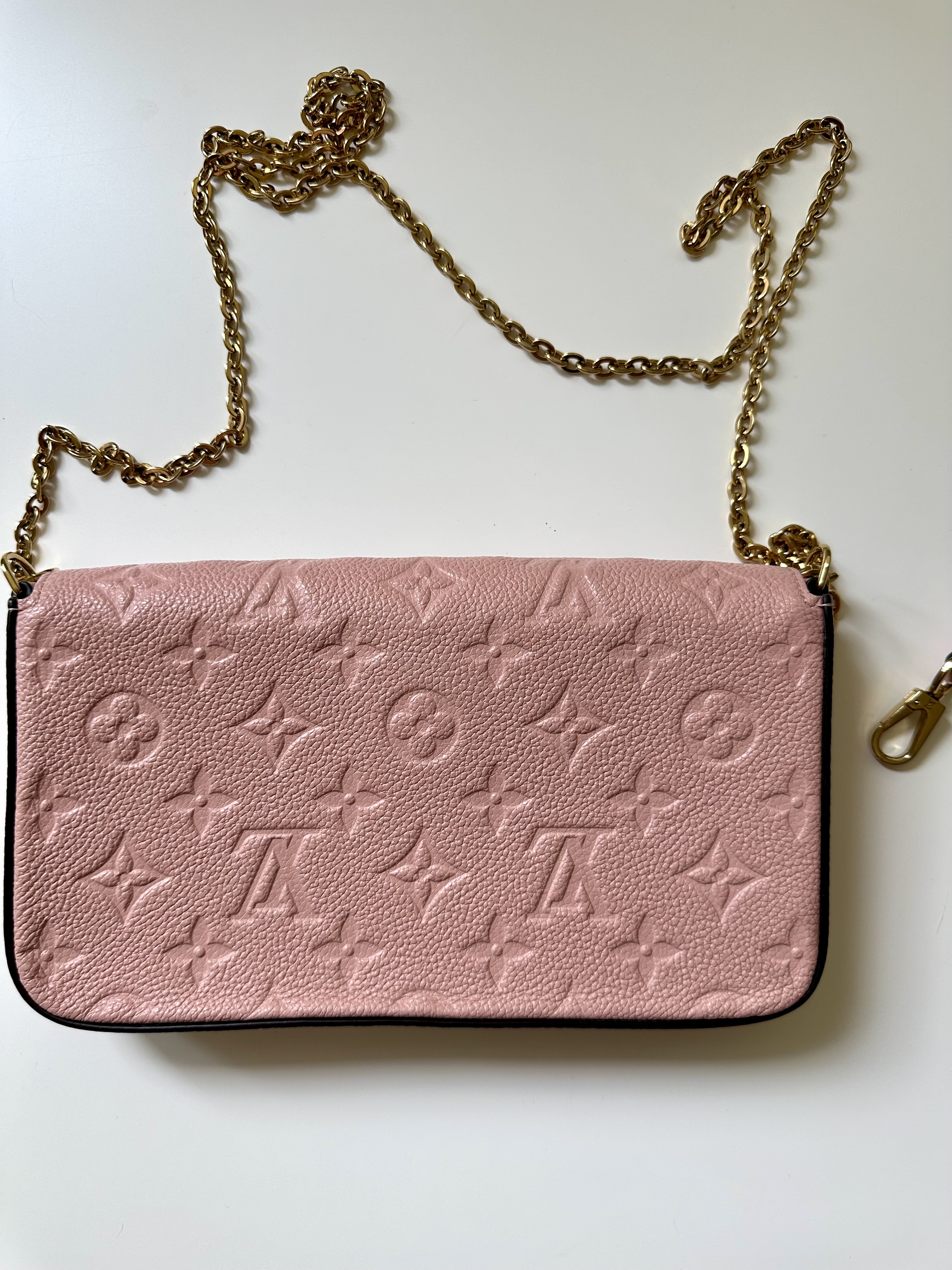 Louis Vuitton felicie empriente torebka brudny róż - obrazek 5