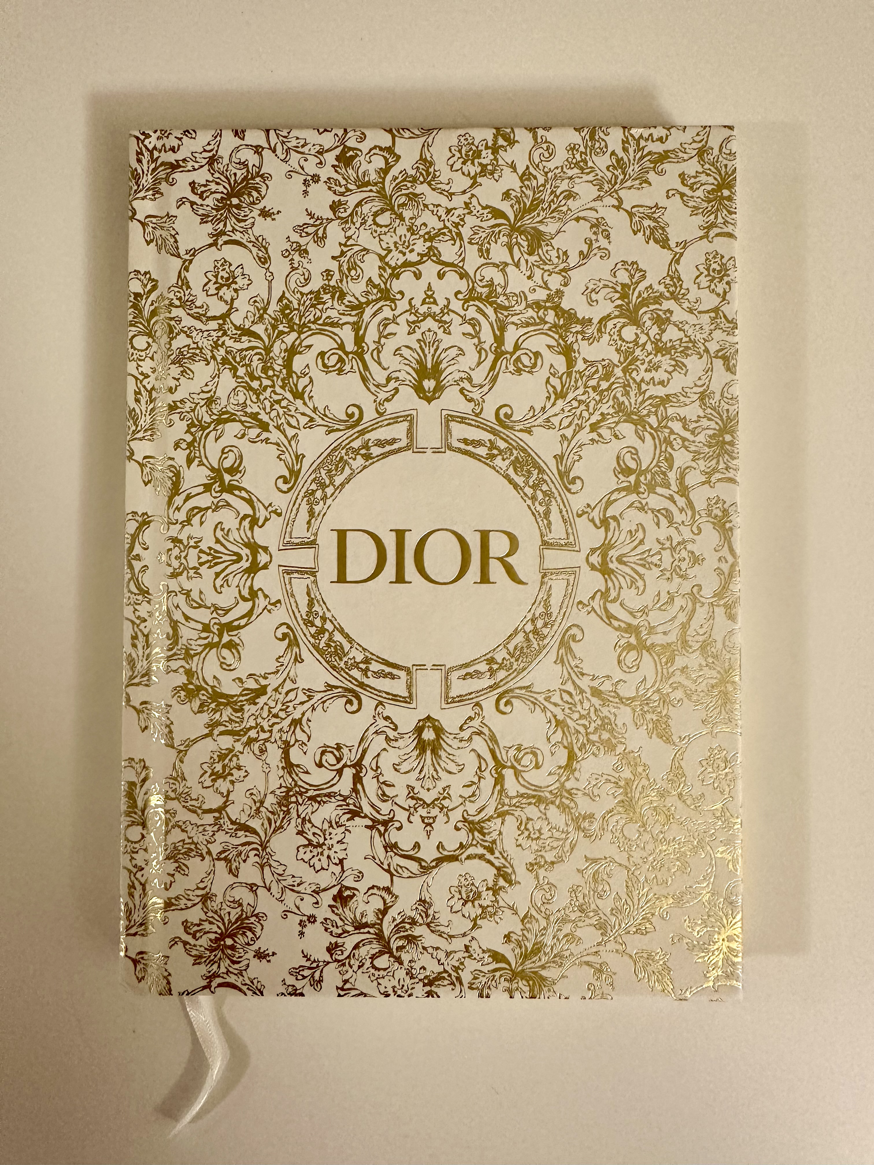 Dior biało złoty notatnik - obrazek 4