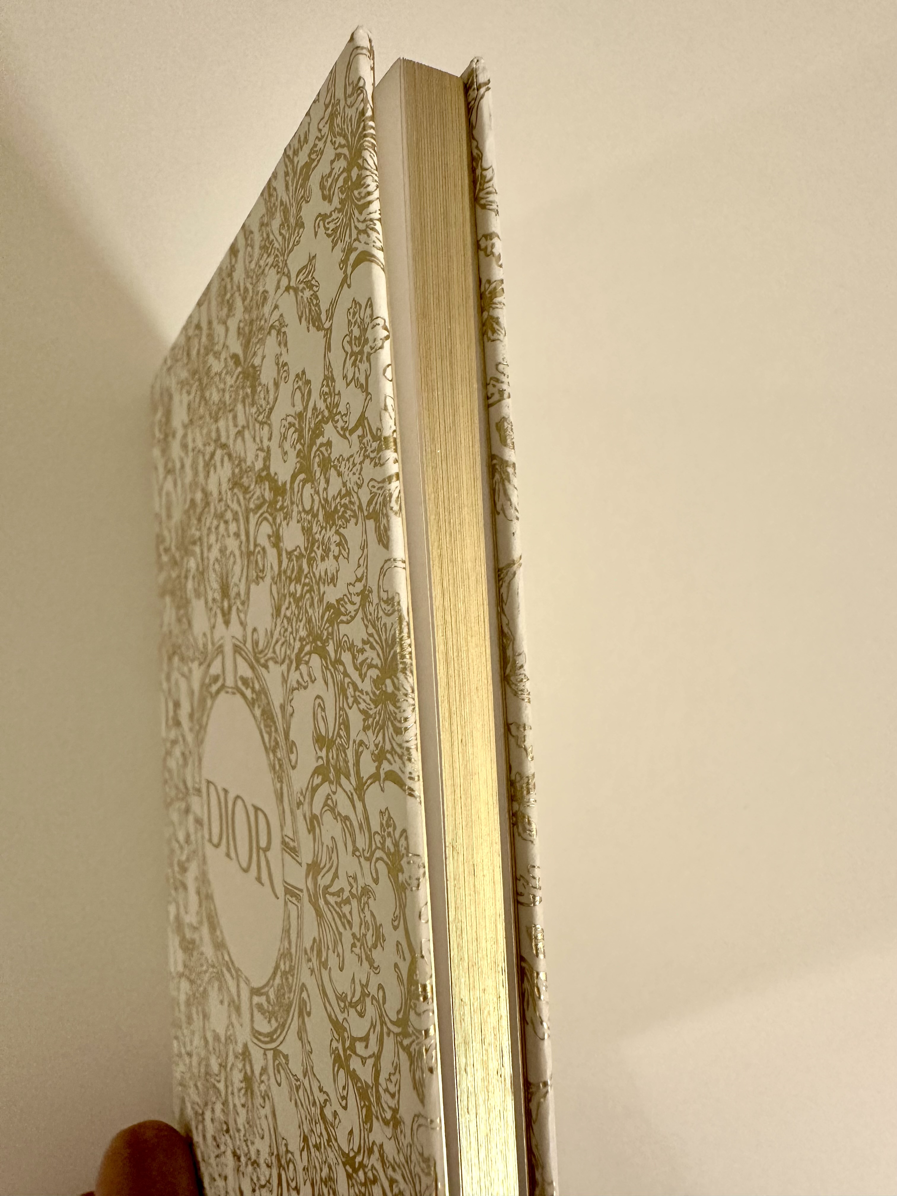 Dior biało złoty notatnik - obrazek 2