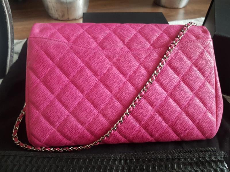 Chanel caviar klasyczna torebka - obrazek 5