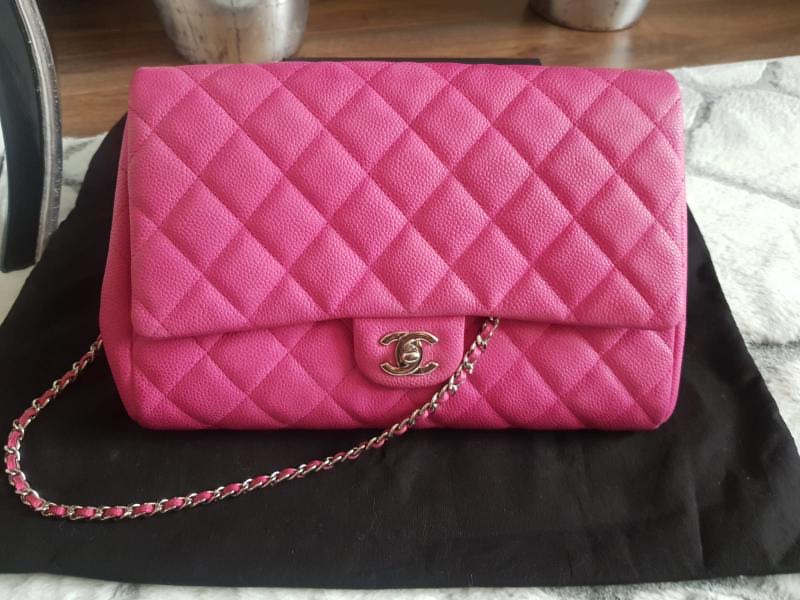 Chanel caviar klasyczna torebka - obrazek 9