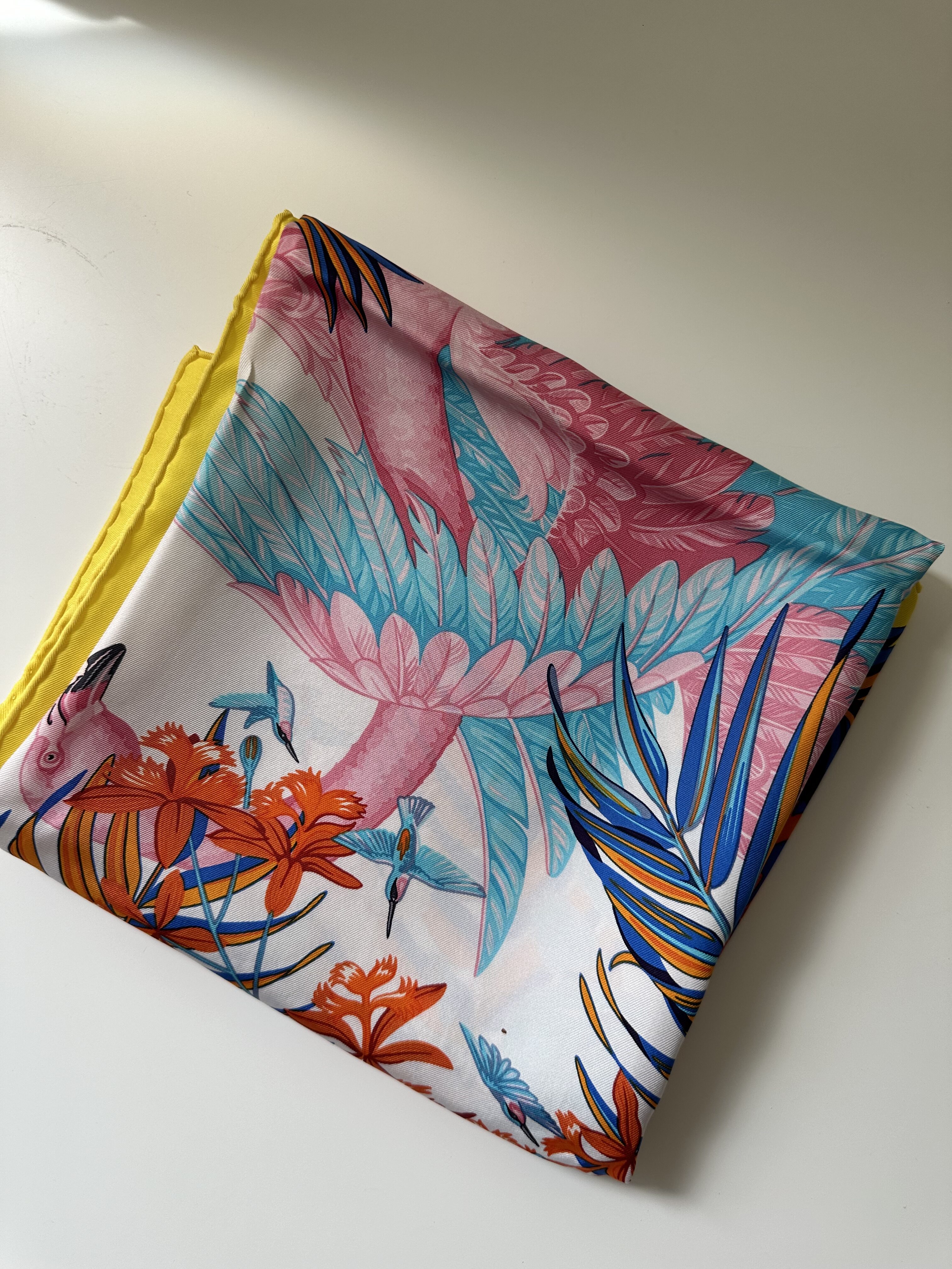 Hermes apaszka chusta z jedwabiu - obrazek 2