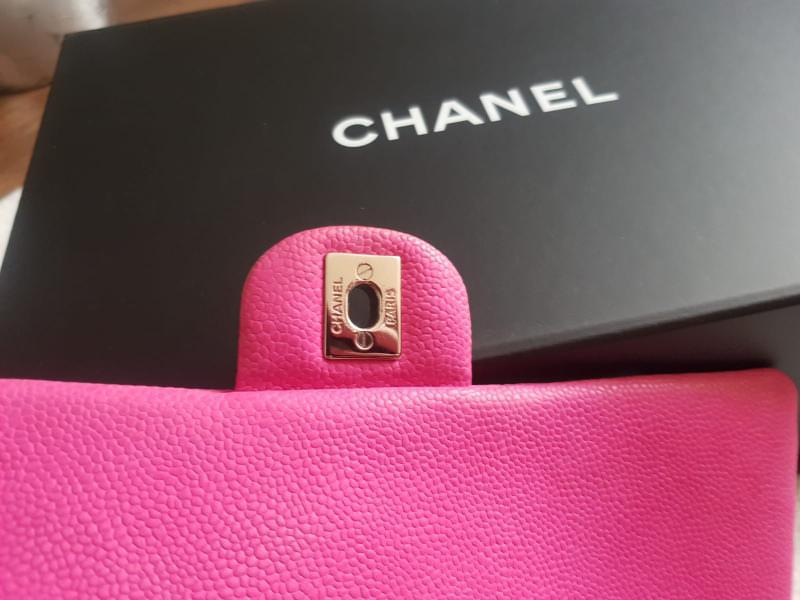 Chanel caviar klasyczna torebka - obrazek 3