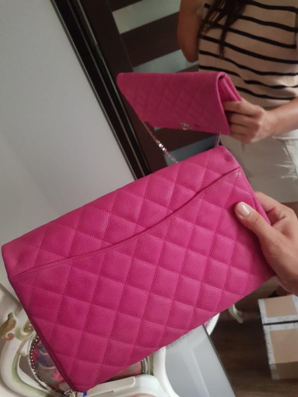 Chanel caviar klasyczna torebka - obrazek 11