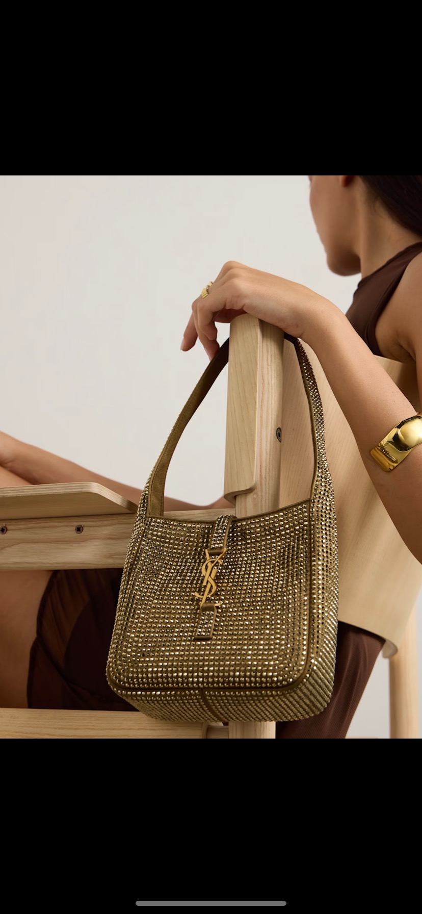 Saint Laurent złota torebka LE 5 7 Baby - obrazek 7