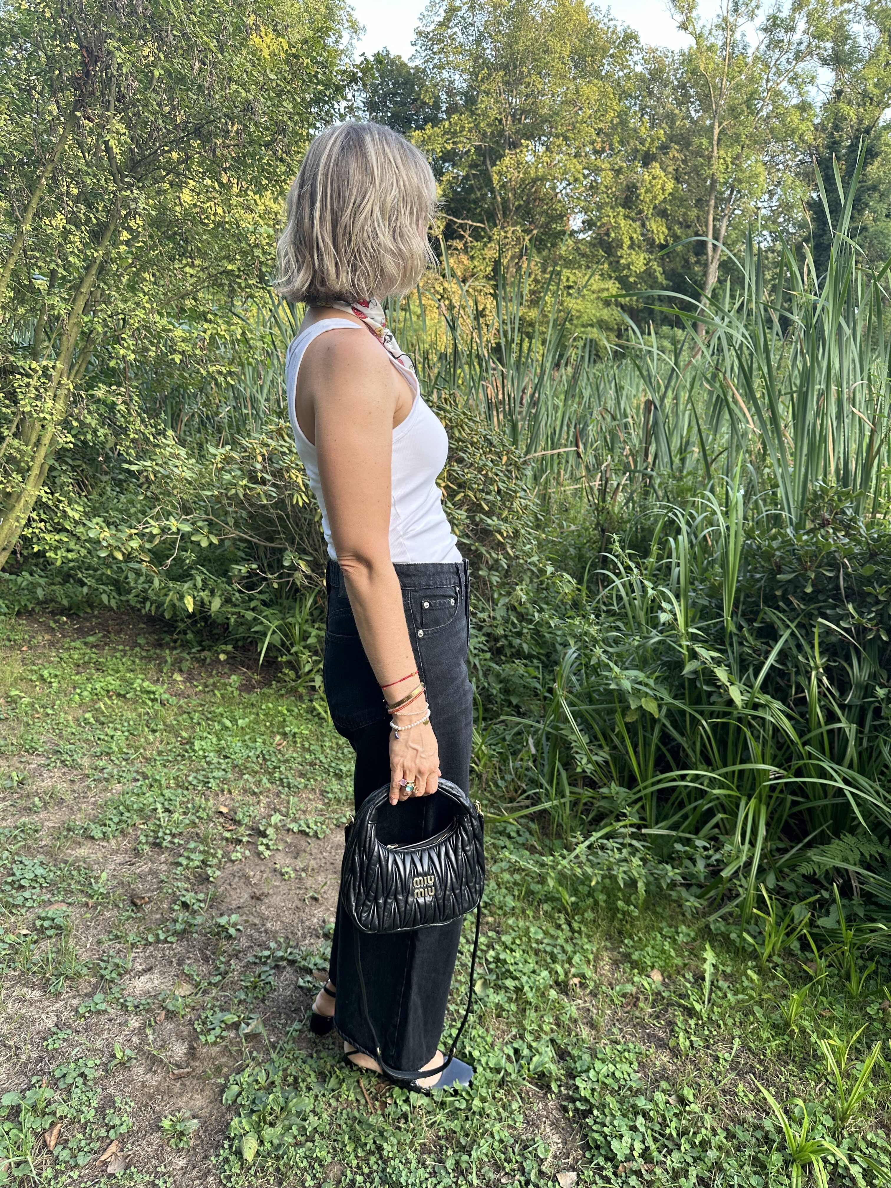 Miu miu Wander matelassé nappa leather - obrazek 8