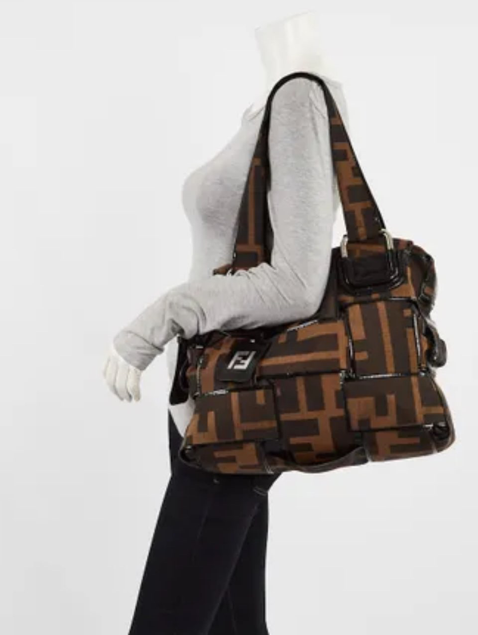 Fendi Zucca Canvas torebka - obrazek 2