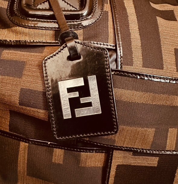 Fendi Zucca Canvas torebka - obrazek 5