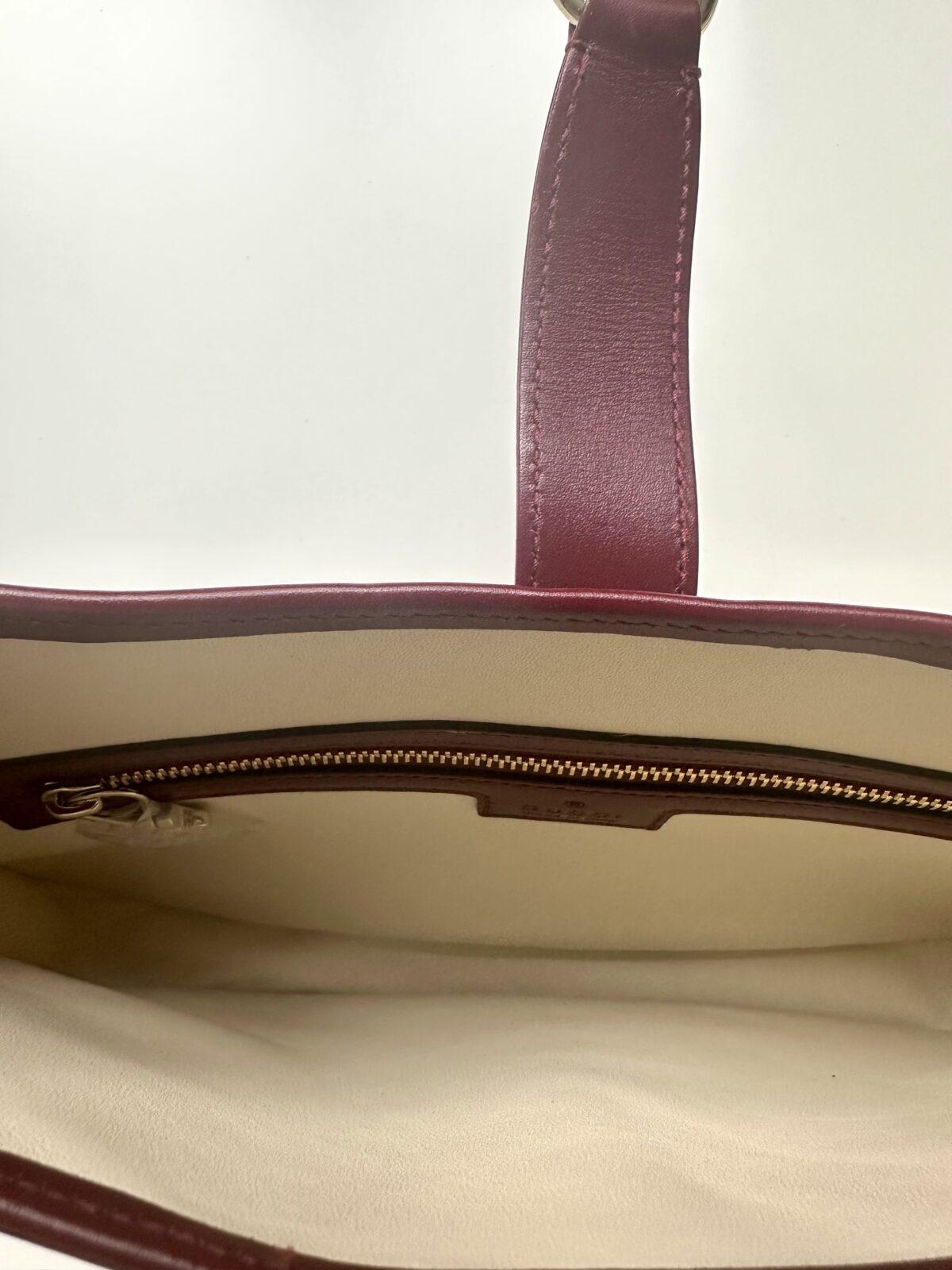 Gucci Jackie 1961 medium bordowa nowa torebka - obrazek 3