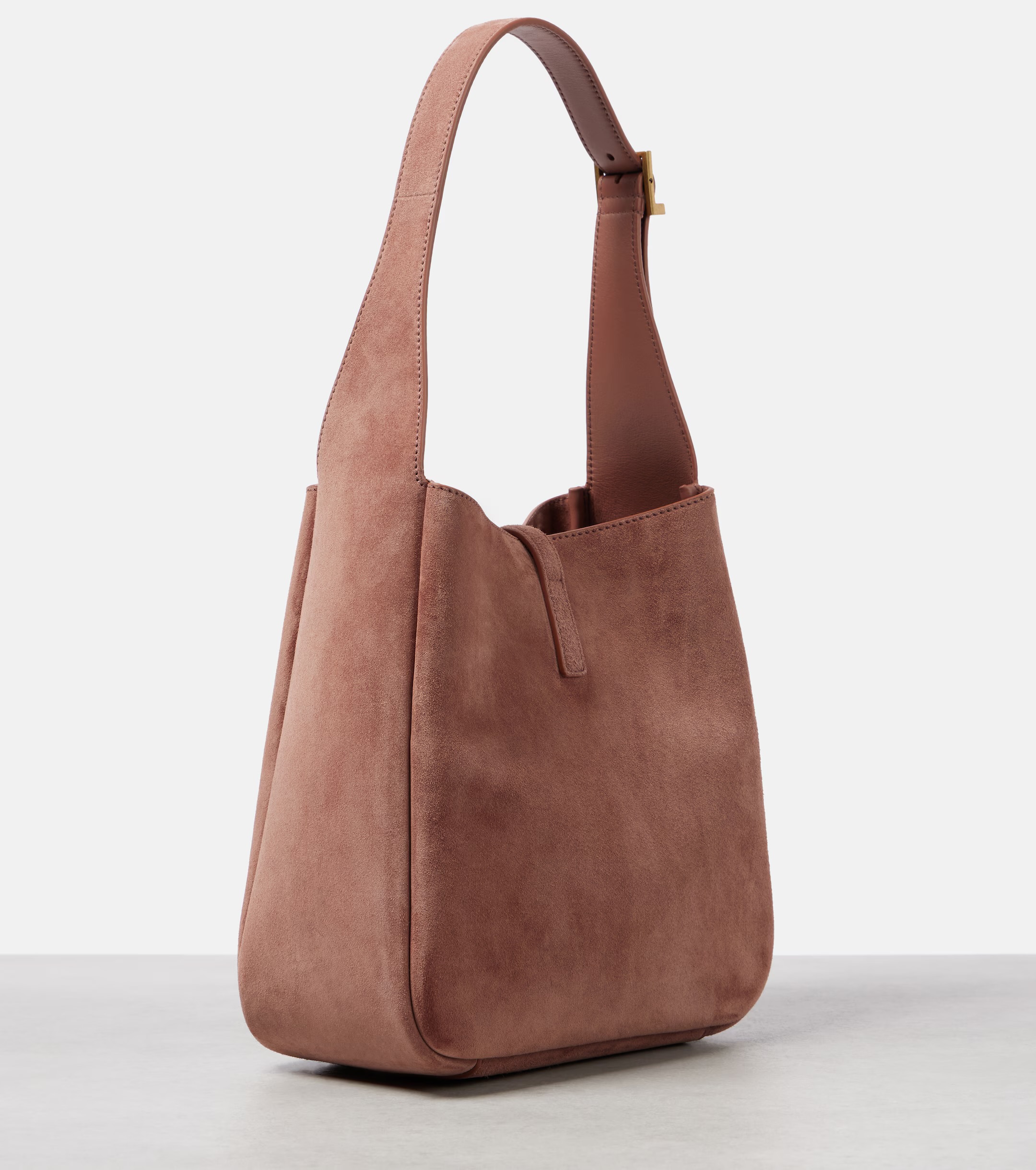 Saint Laurent Le 5 Á 7 zamszowa torebka - obrazek 4