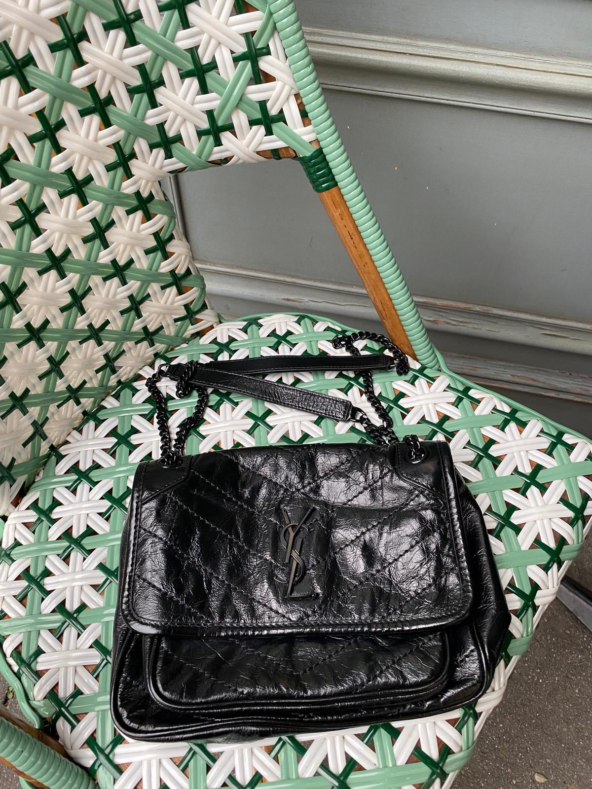 Saint Laurent niki czarna klasyczna torebka