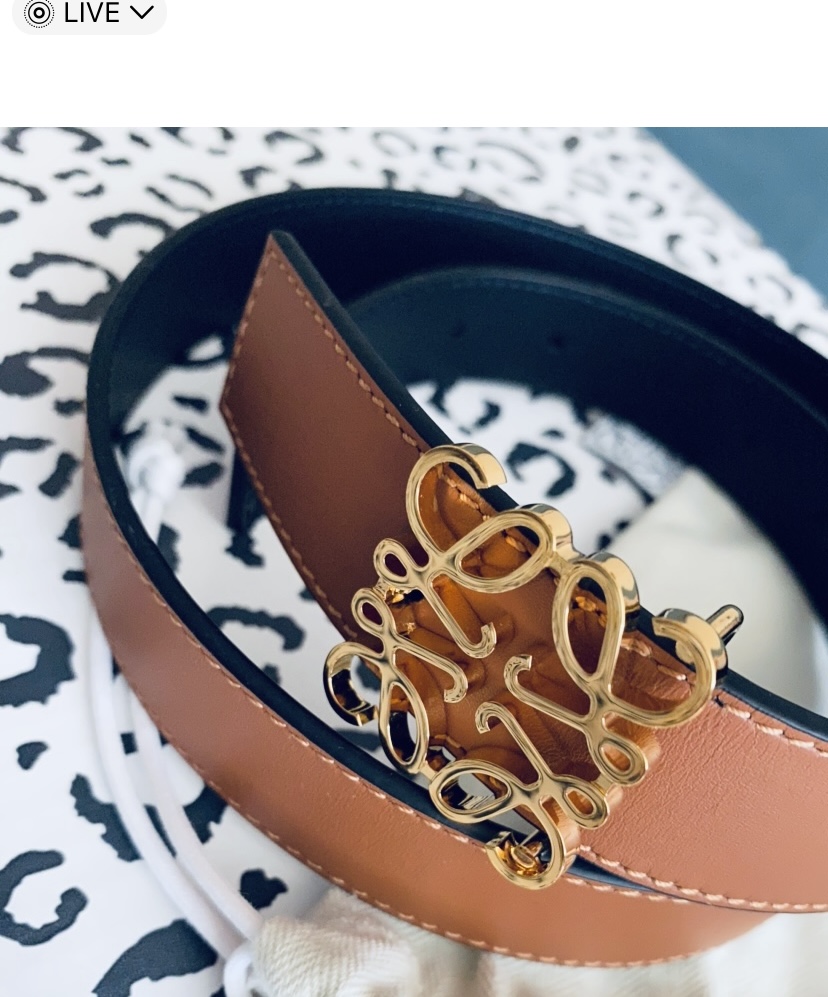 Loewe Anagram Pasek Dwustronny - obrazek 5