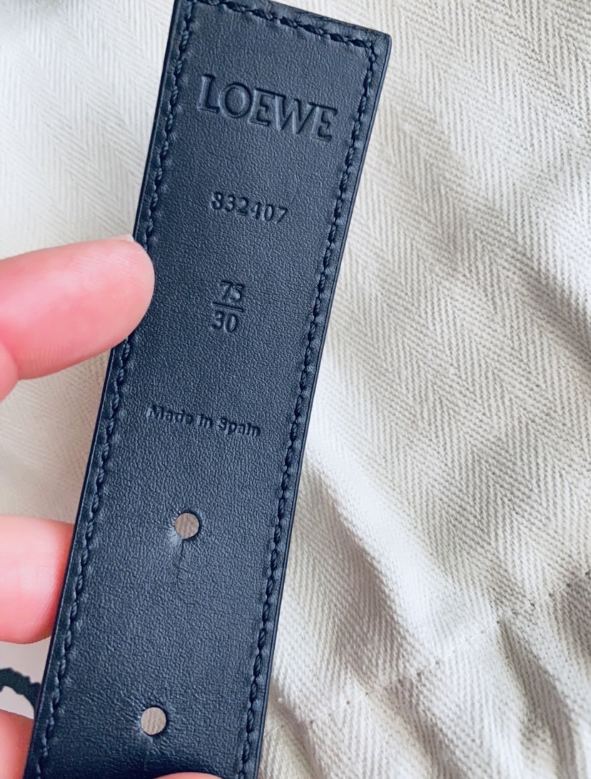 Loewe Anagram Pasek Dwustronny - obrazek 3