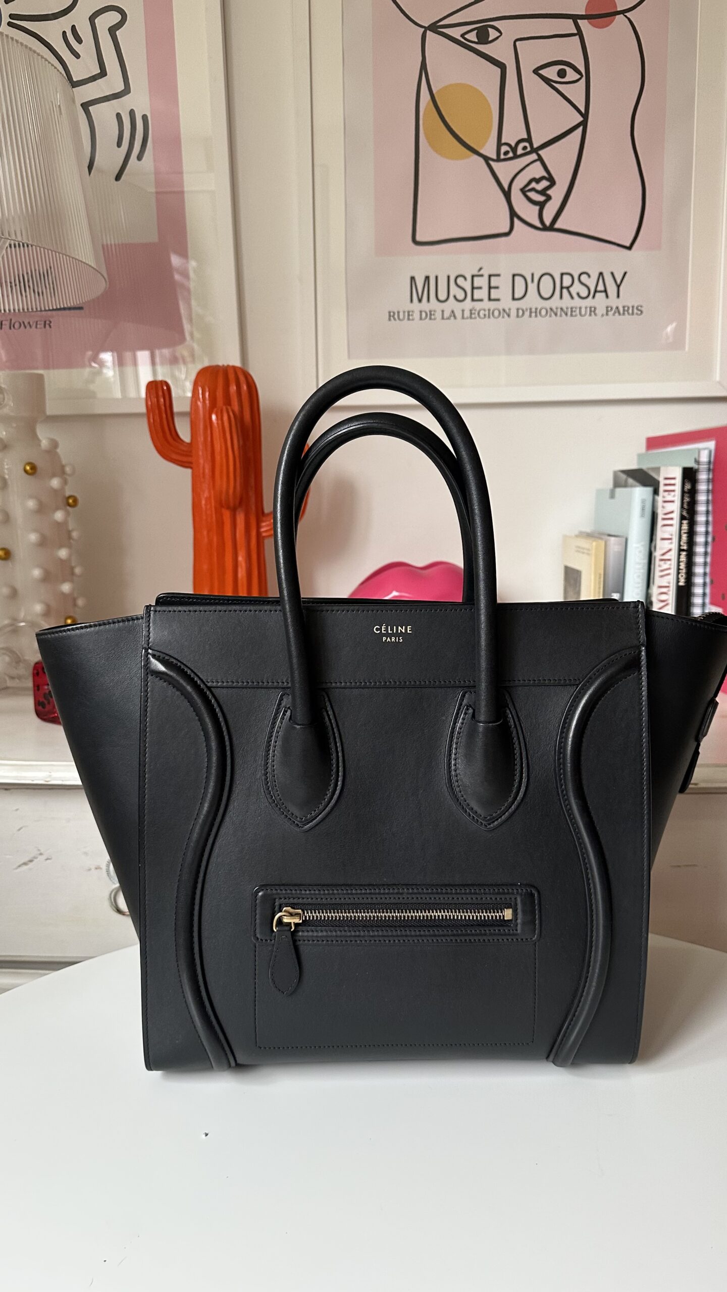 Celine Luggage czarna klasyczna torebka