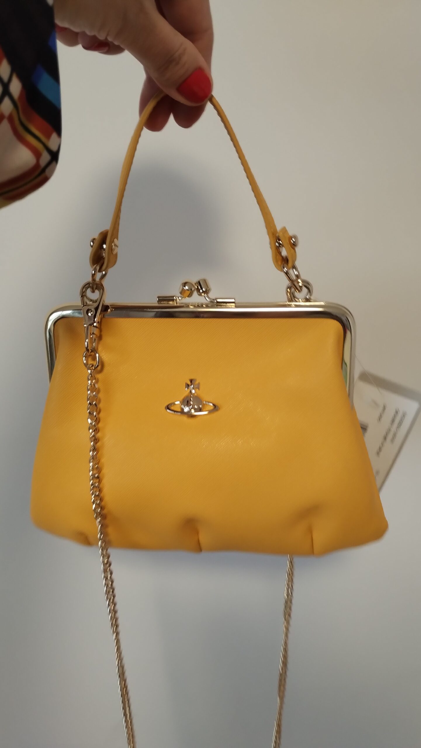 Torebka skórzana - Granny Frame Purse marki Vivienne Westwood - obrazek 5