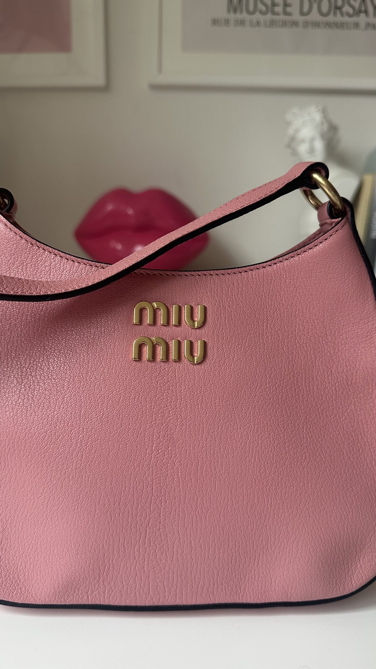 Miu Miu różowa torebka - obrazek 2