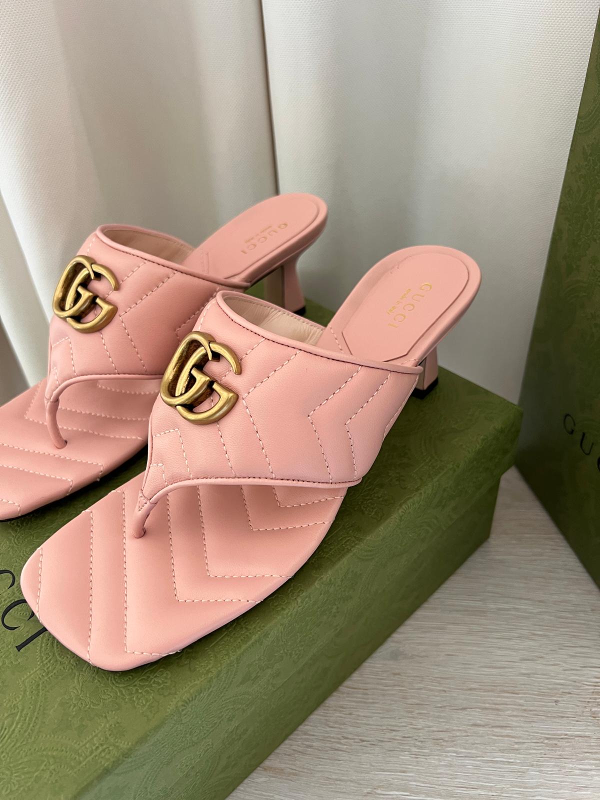 Gucci marmont klapki 38 - obrazek 2