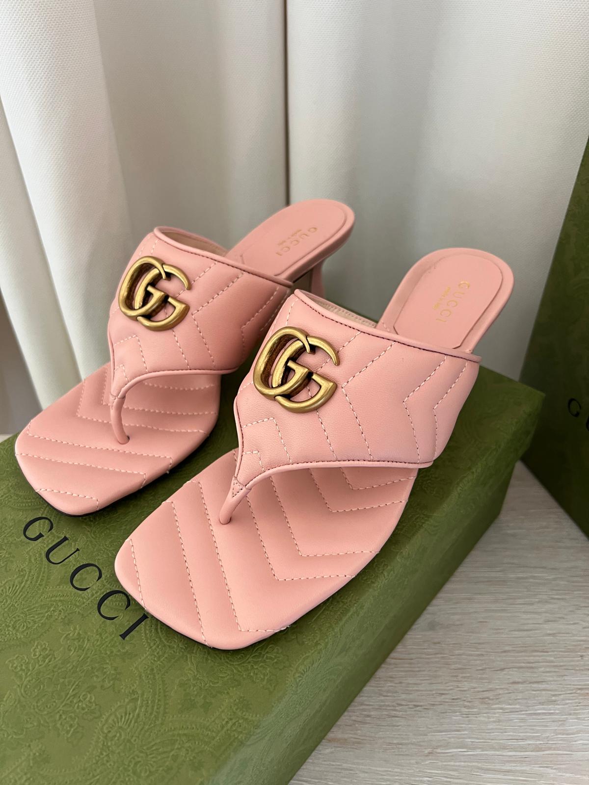 Gucci marmont klapki 38 - obrazek 6