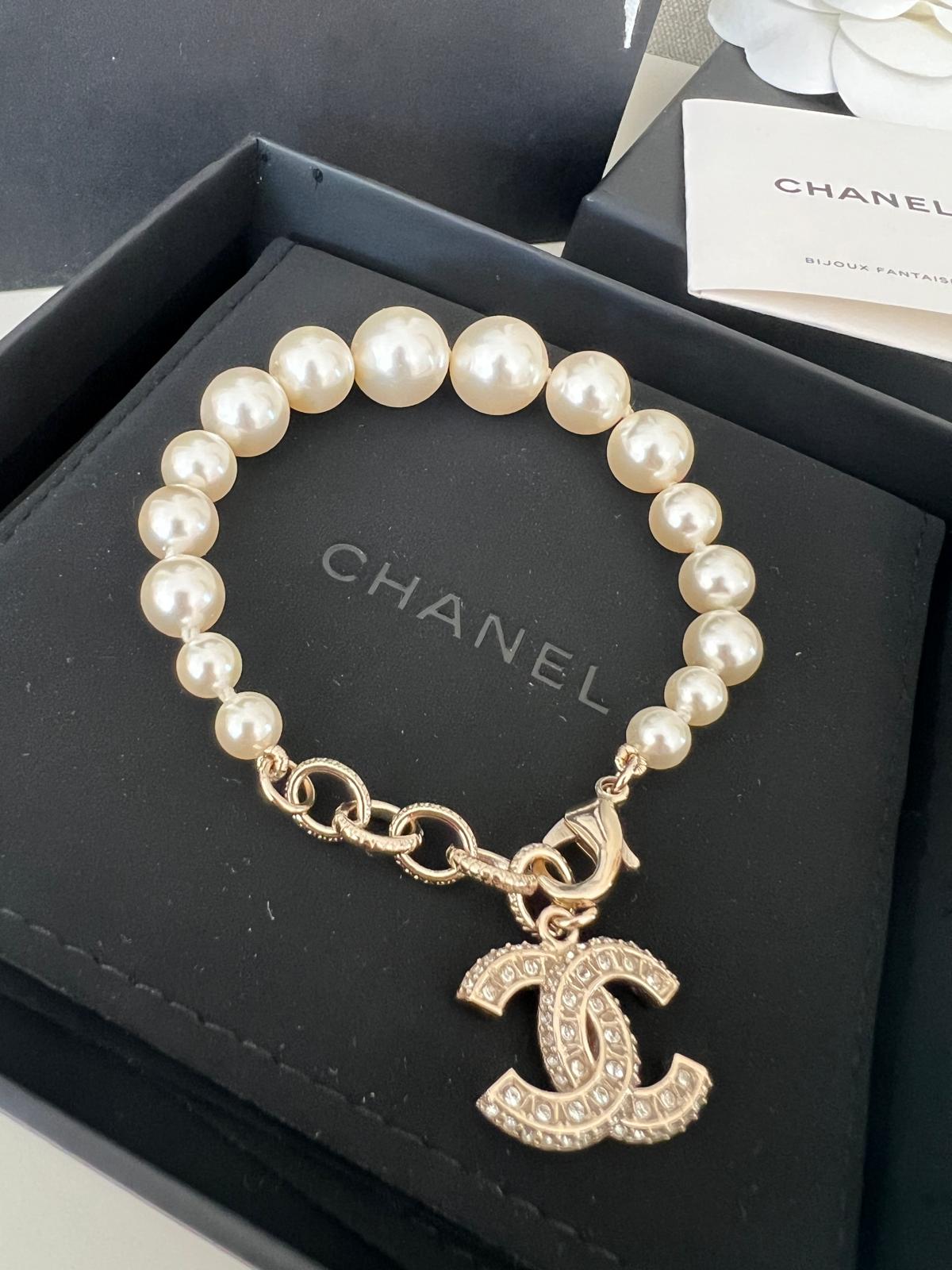 Chanel bransoletka perły - obrazek 3