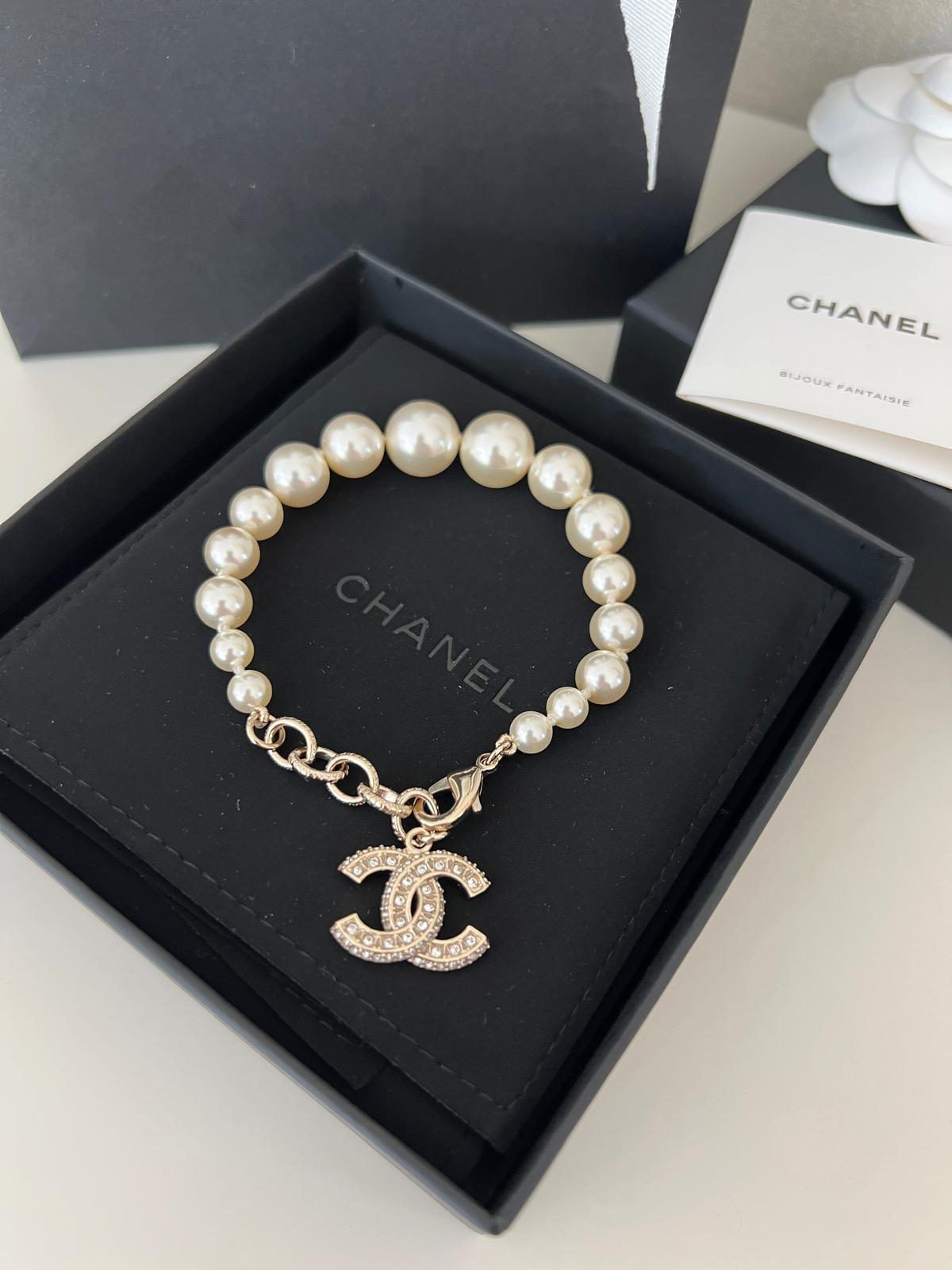 Chanel bransoletka perły - obrazek 4