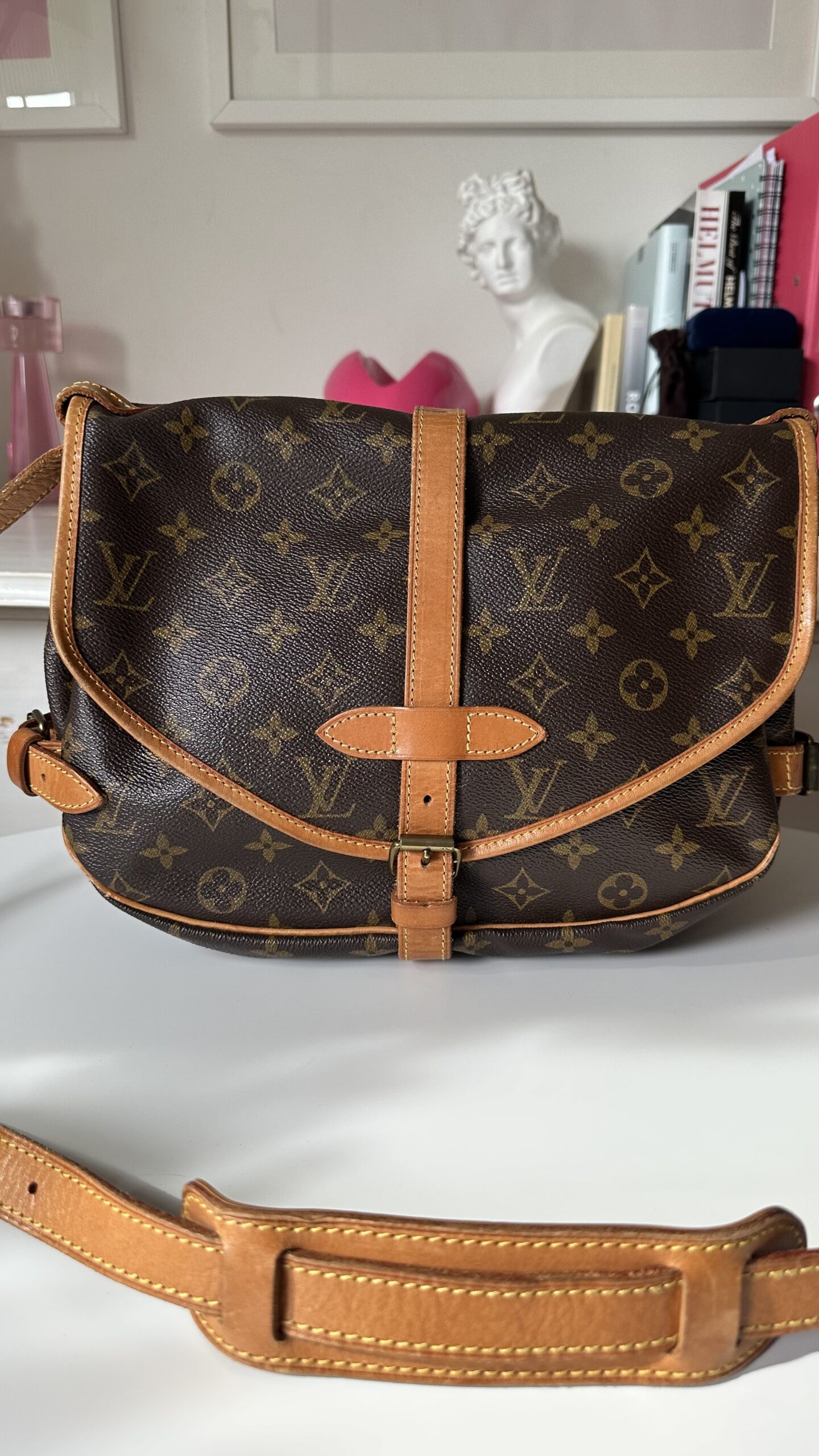 Louis Vuitton Saumur 30 vintage torebka - obrazek 3