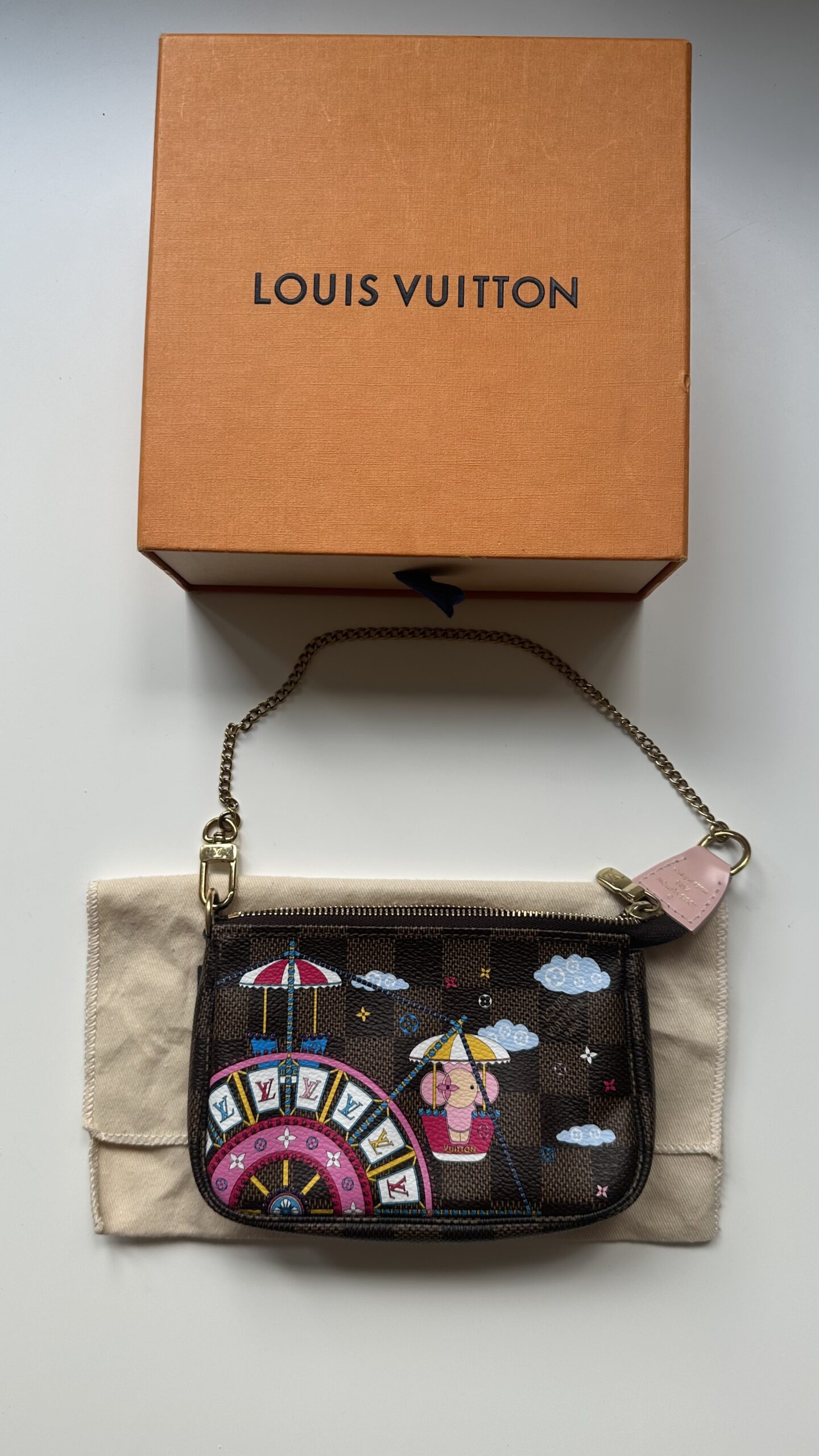 Louis Vuitton mini pochette mała torebeczka wersja limitowana