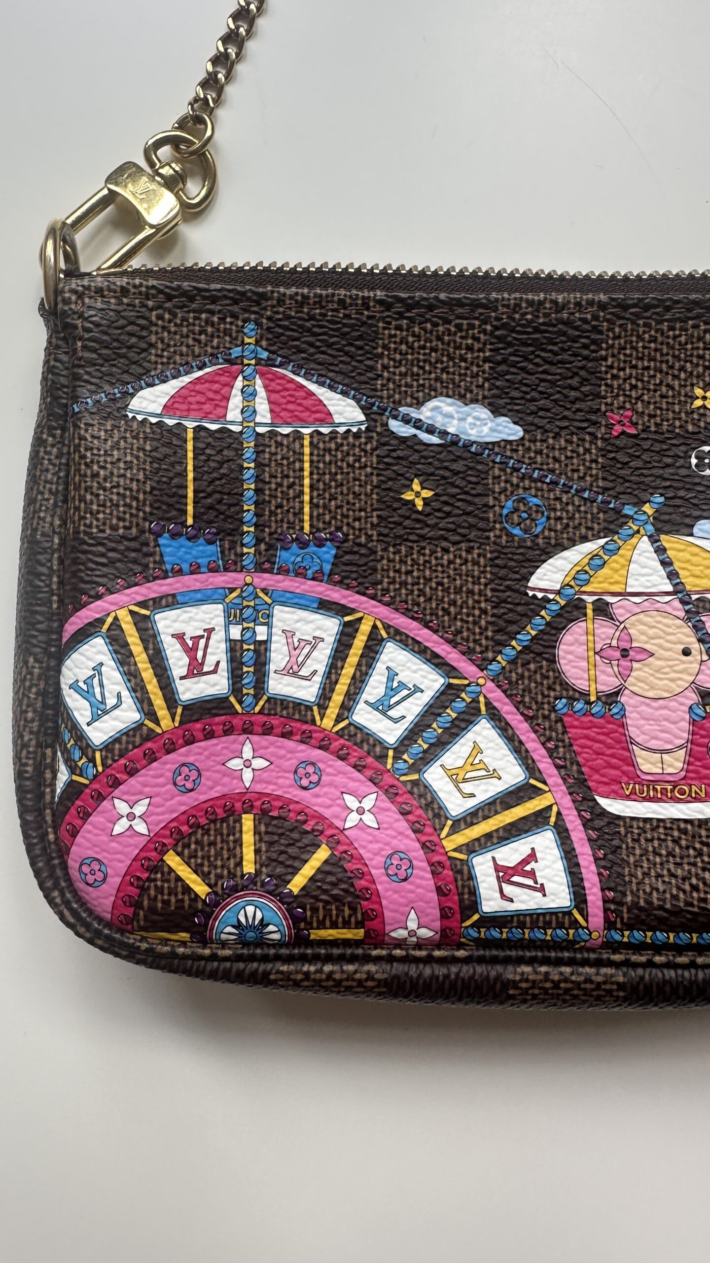 Louis Vuitton mini pochette mała torebeczka wersja limitowana - obrazek 3