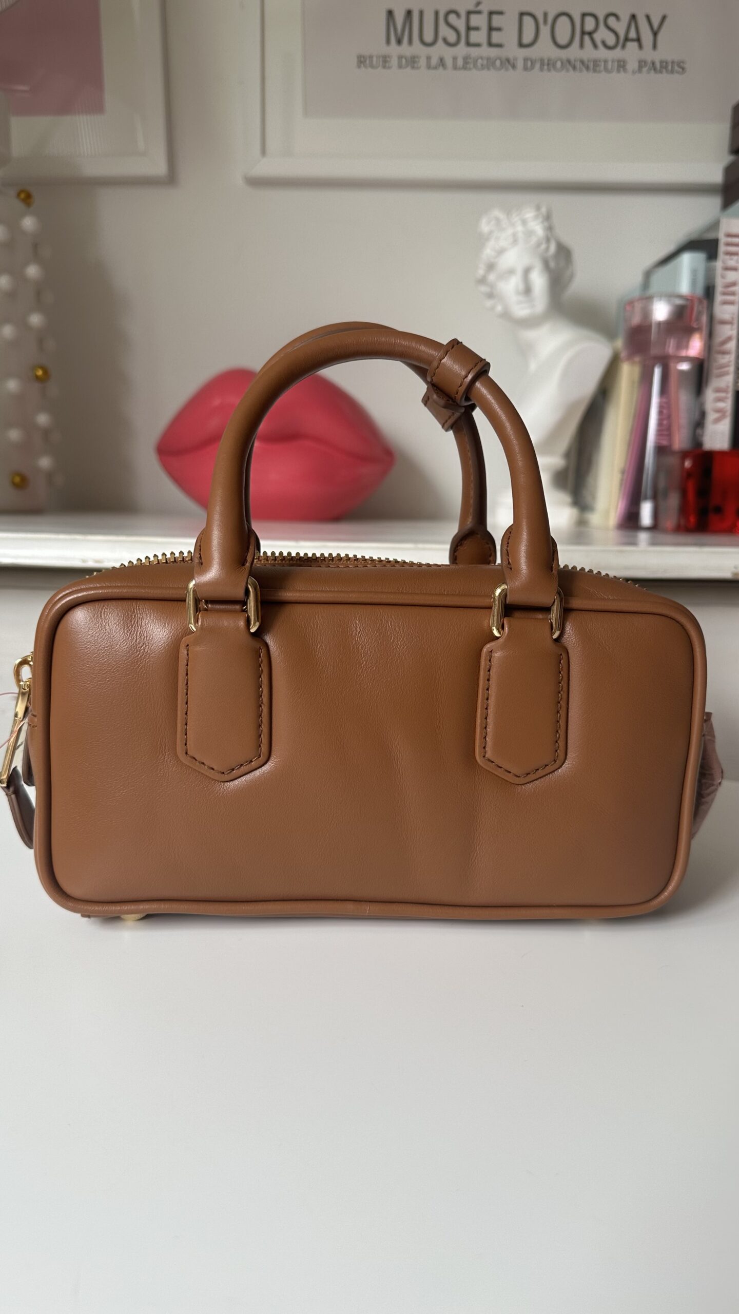 Miu Miu Arcadie camel torebka - obrazek 4