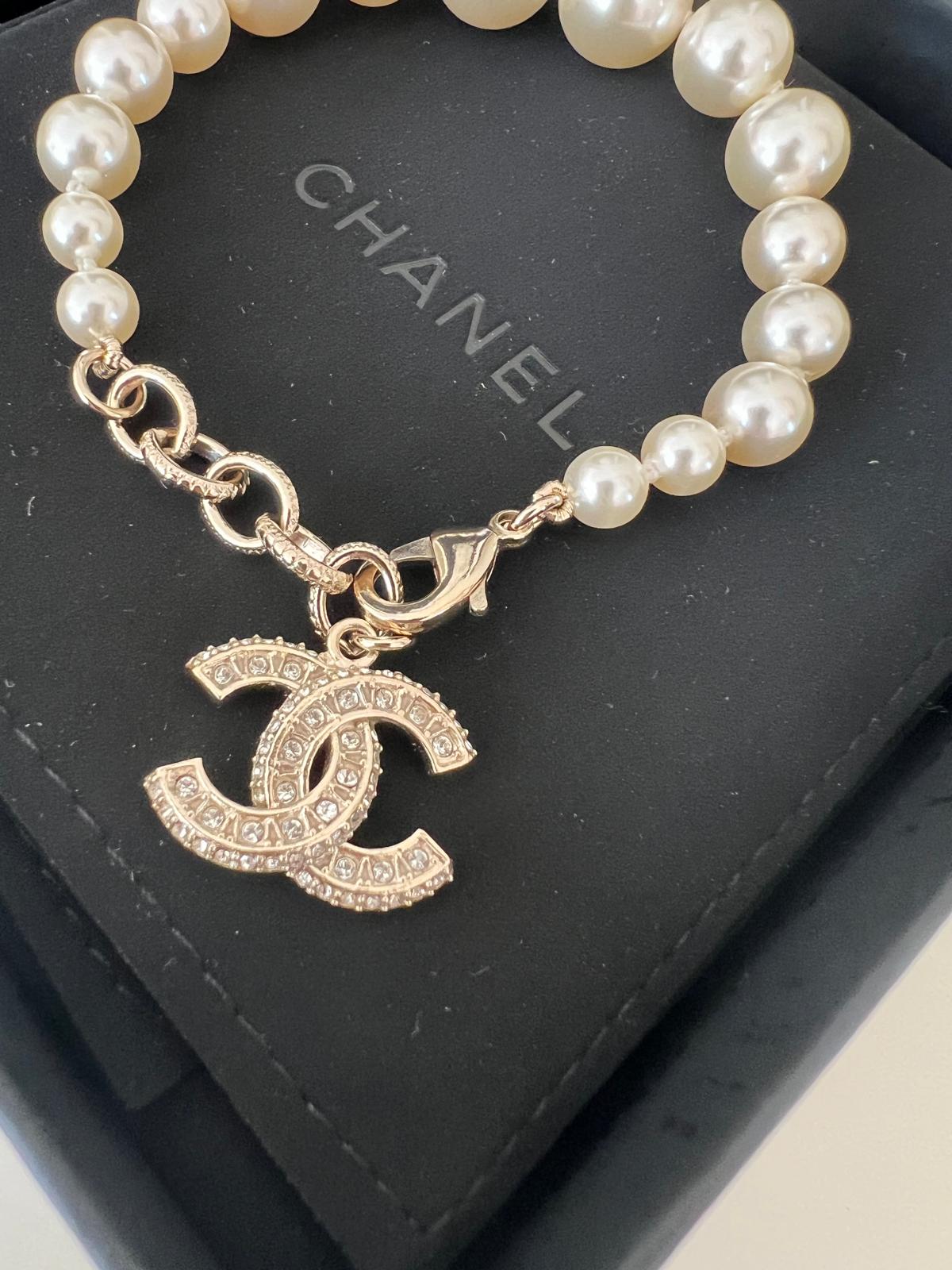 Chanel bransoletka perły - obrazek 5