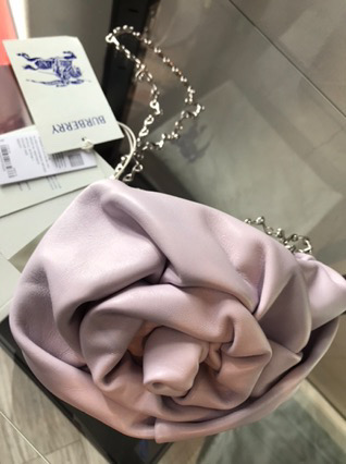 Burberry Rose Clutch bag wrzosowa torebka - obrazek 6